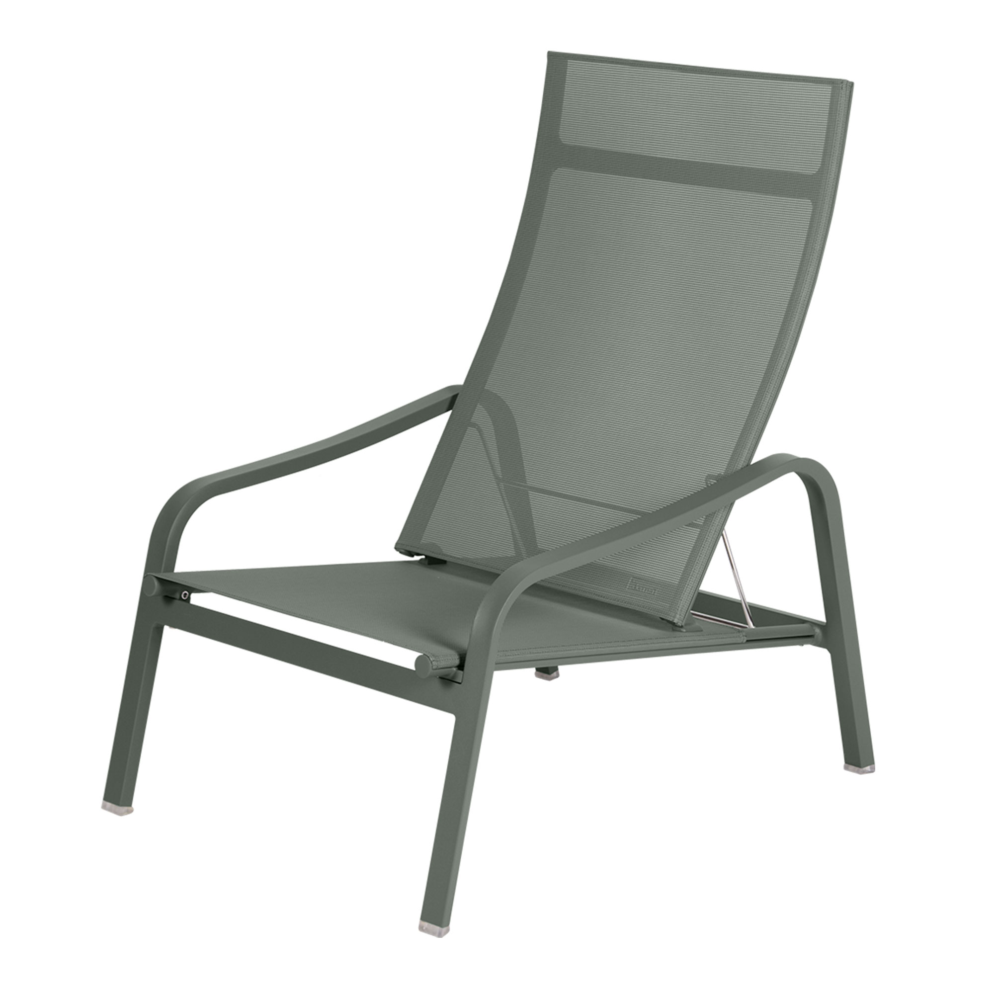 Fermob - Alize Low Armchair Rosemary 48 - Solstolar & solsängar - Pascal Mourgue - Metall