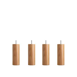 DUX SC sängben rund ek 4-pack
