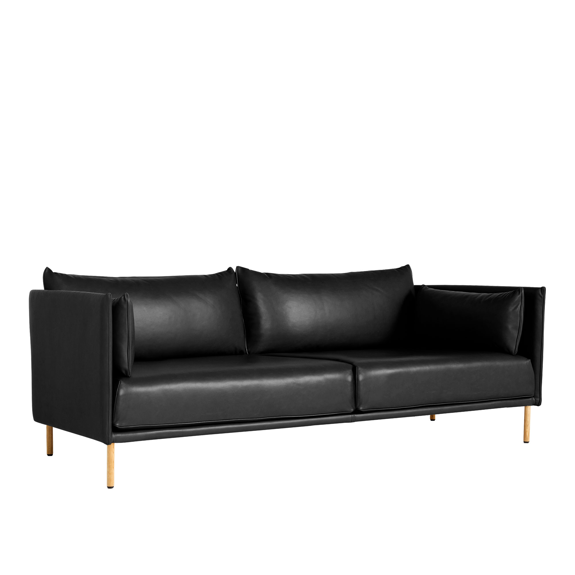 HAY - Silhouette 3 Seater - Oiled Oak - Matching Piping - Cat.6 - Sense Cognac - Soffor - GamFratesi