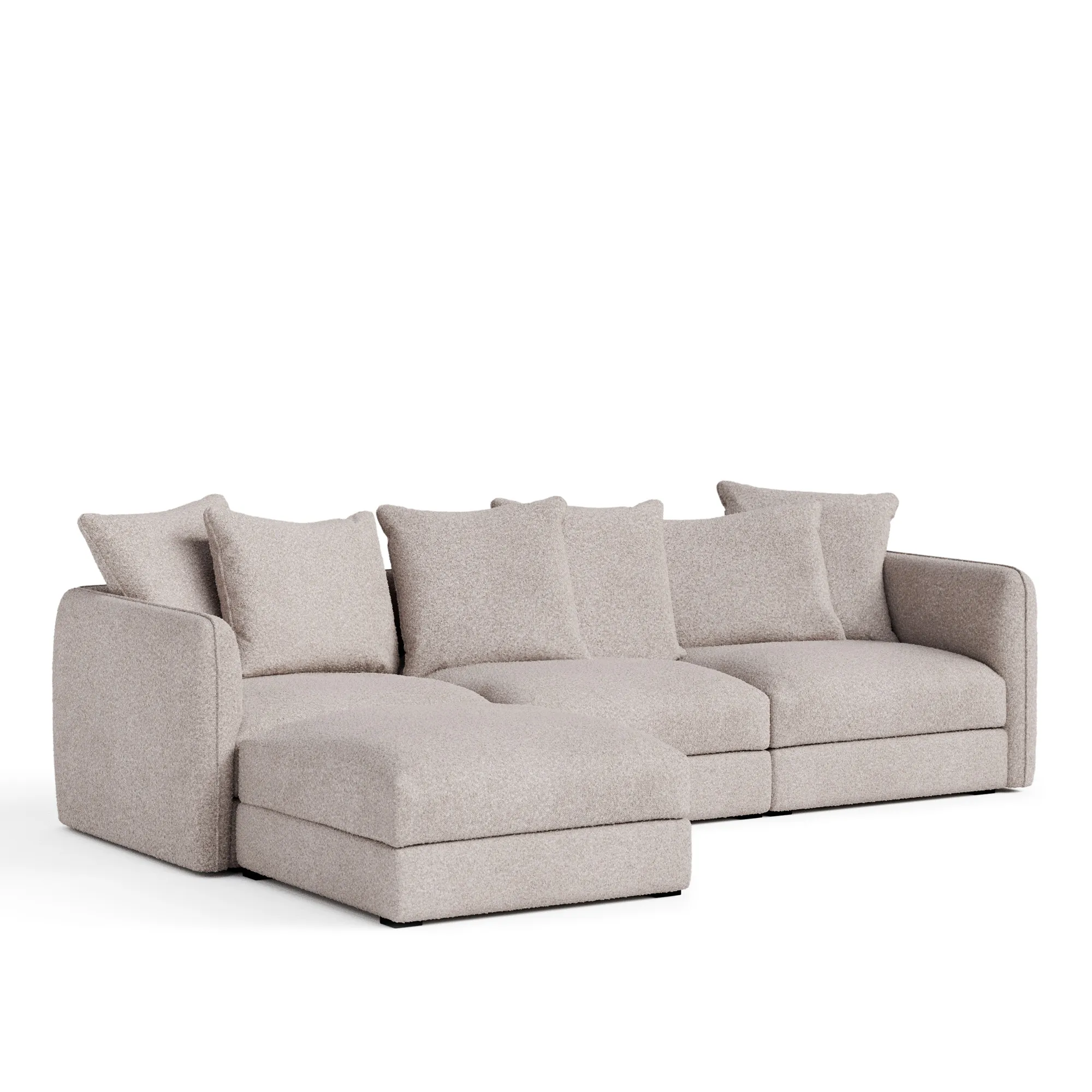 Pavarotti 3-Seater with Ottoman