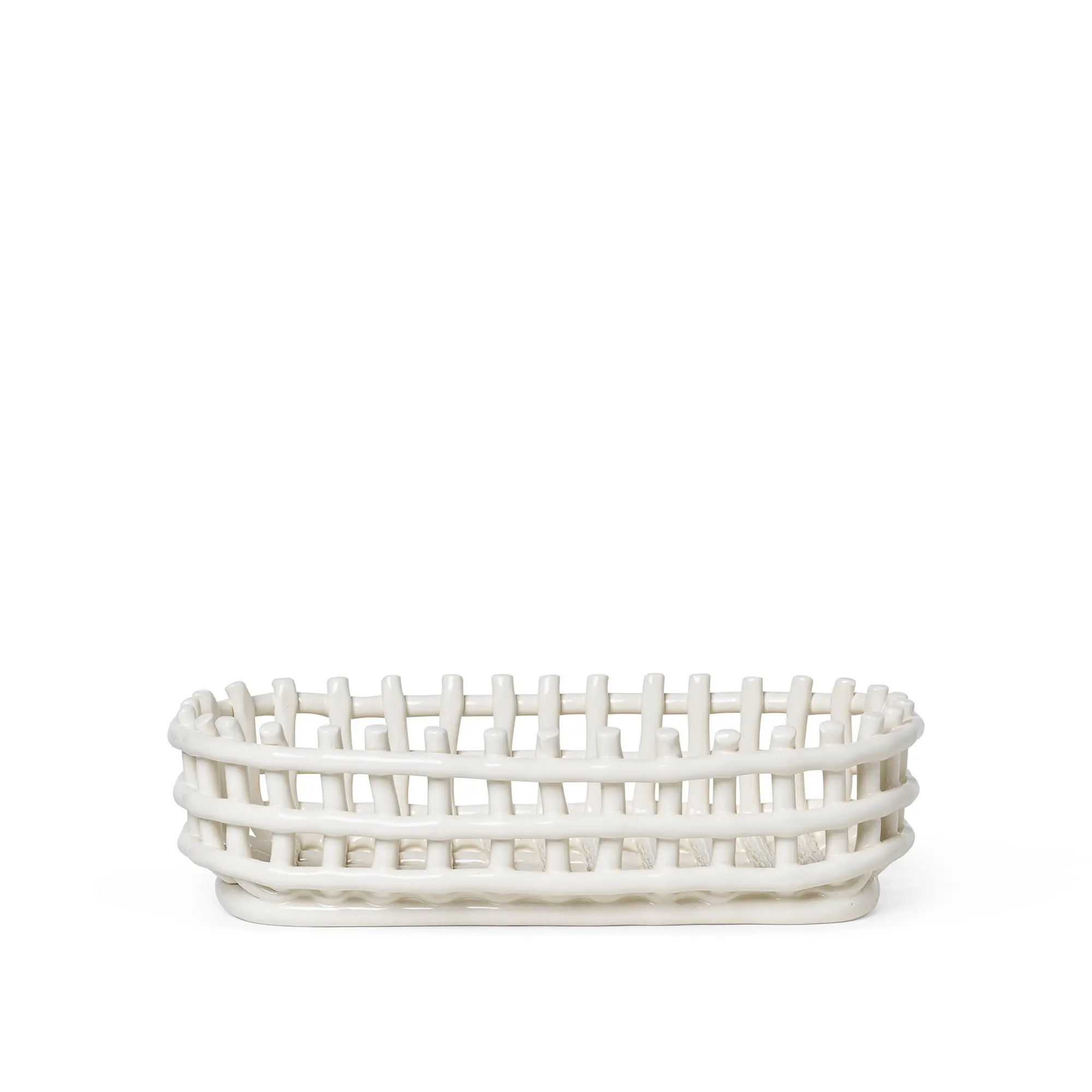 Ceramic Basket Oval