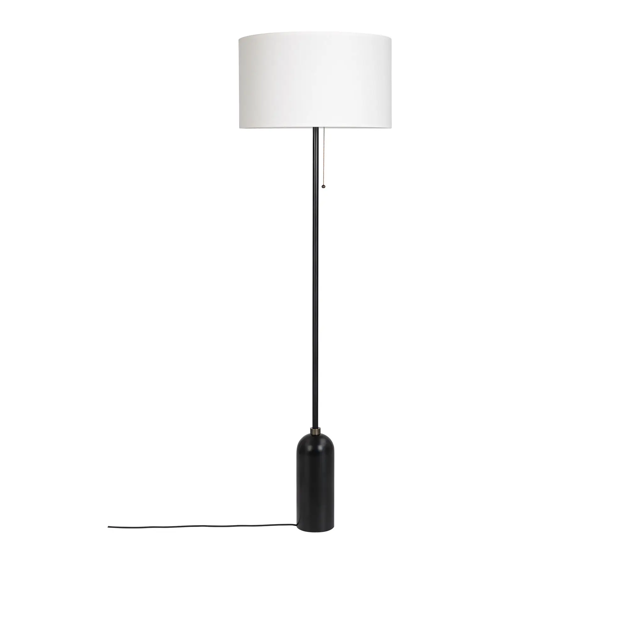 Gravity gulvlampe svart stål