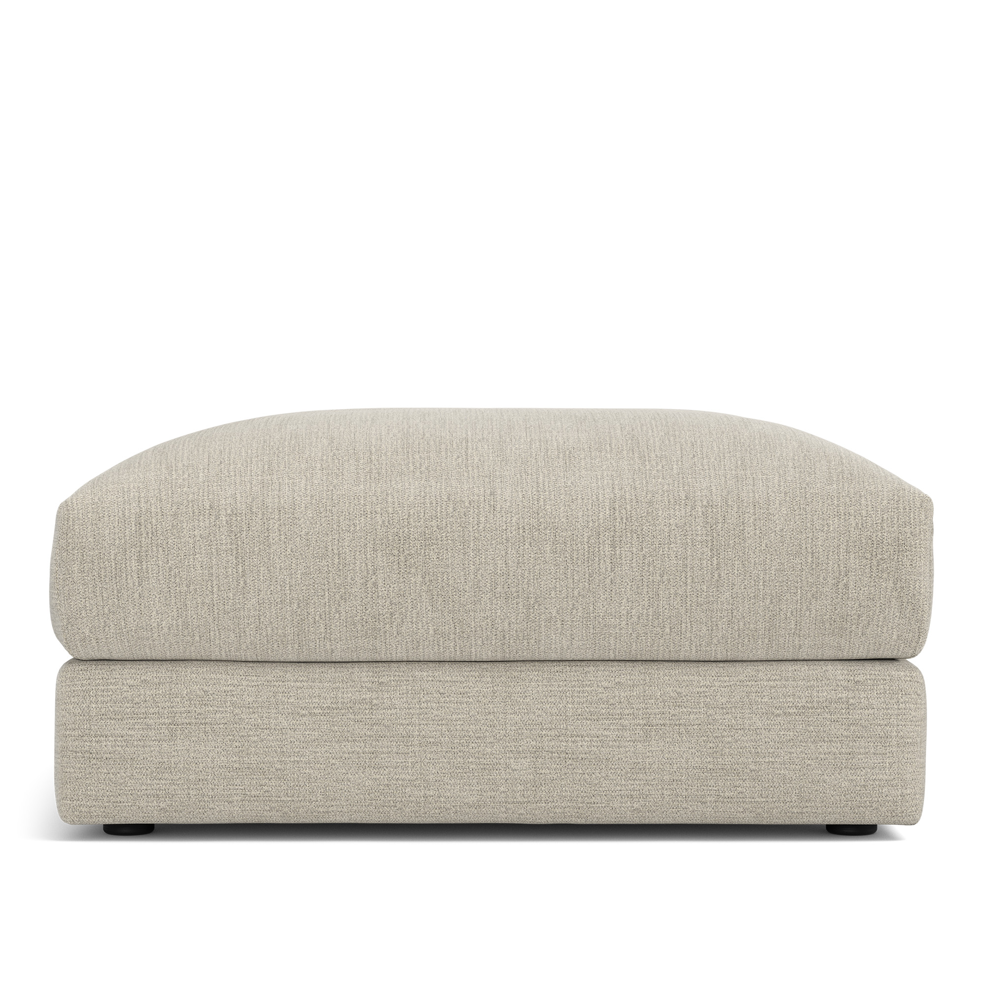 NOGA - Pavarotti Ottoman Sienna 102 Fixed Upholstery - Fotpallar - Dun/Metall/Trä/Skum