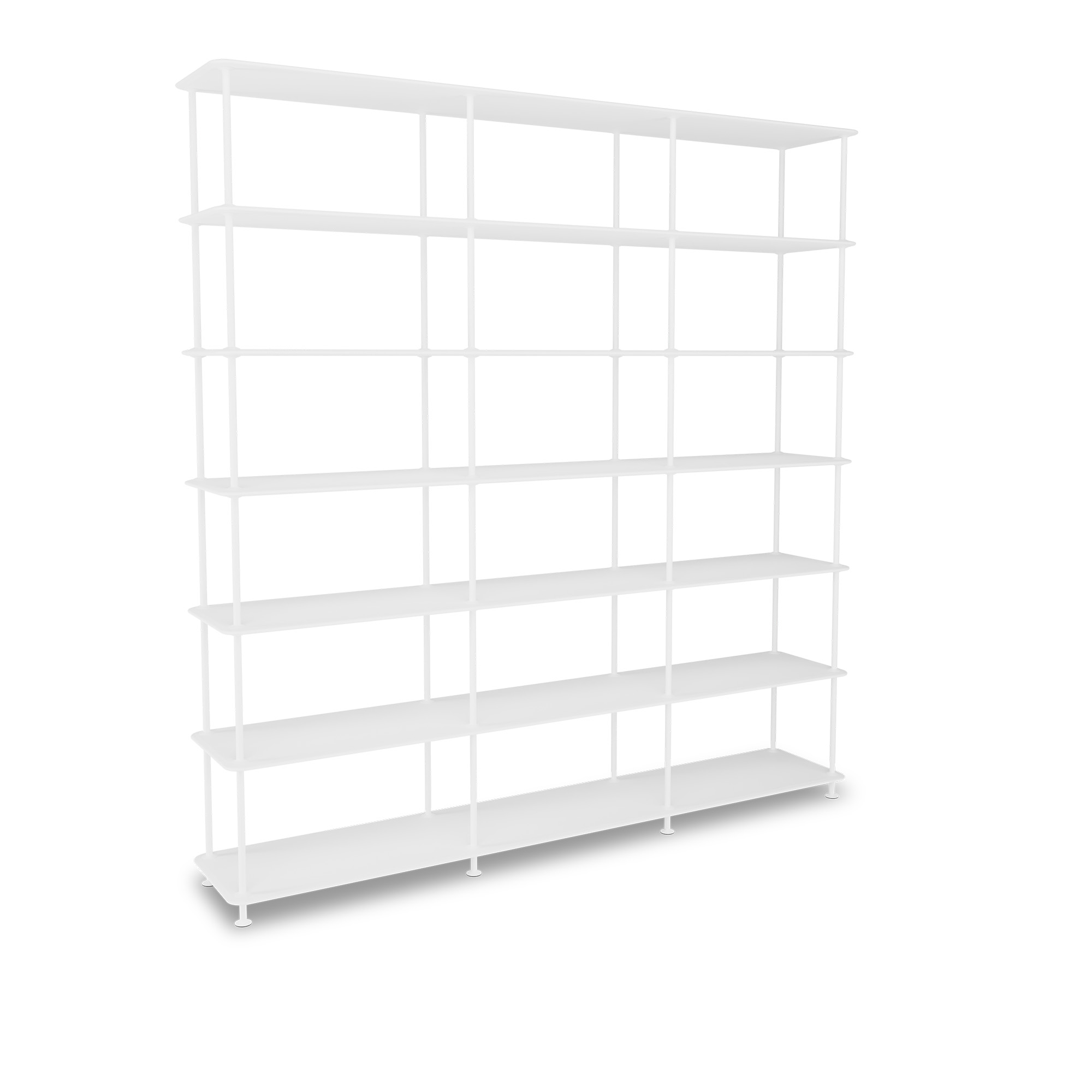 montana - montana free 666000 214-newwhitestructure 101-newwhite - hyllor & hyllsystem - jakob wagner - vit - metall/trä