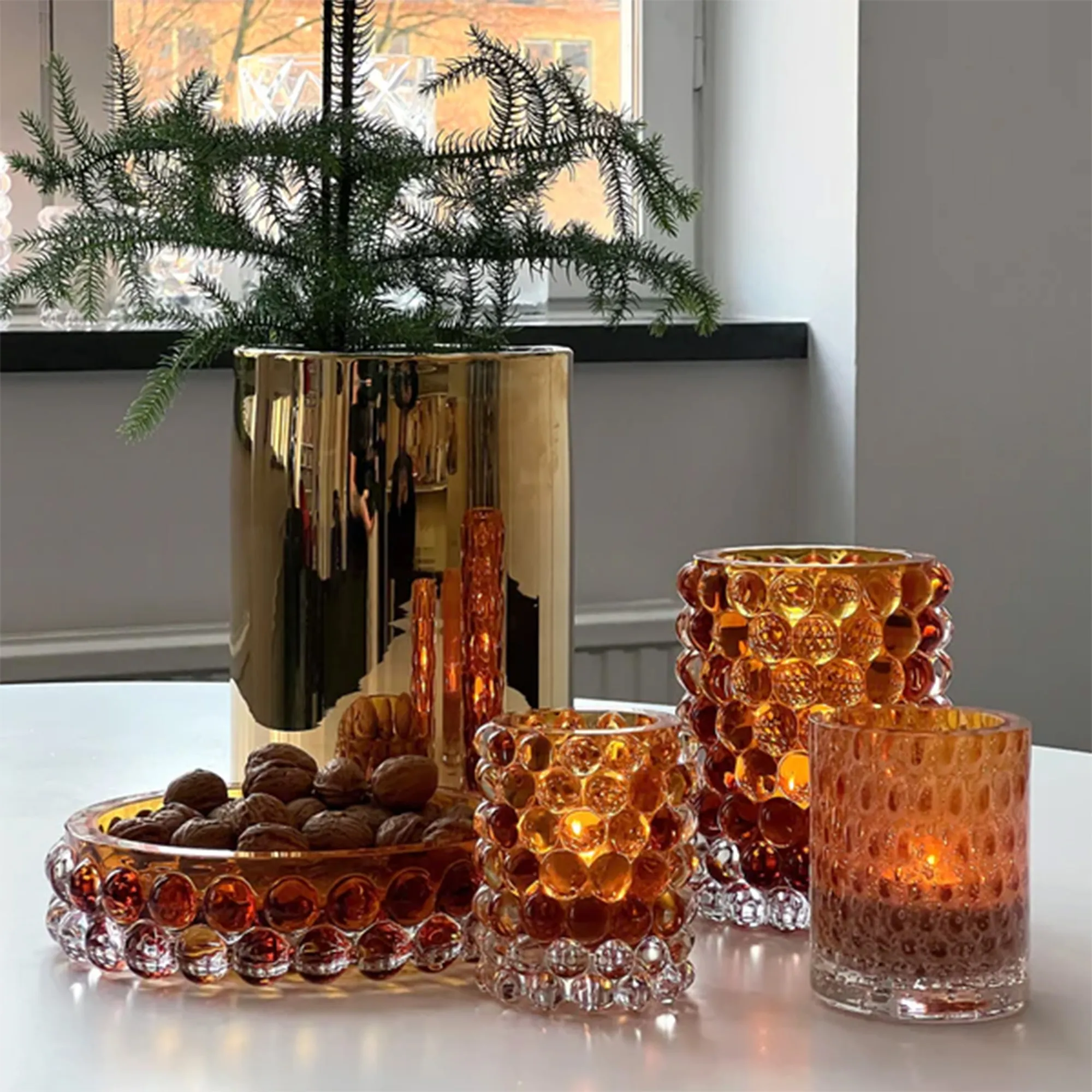 Boule Plateau - Amber