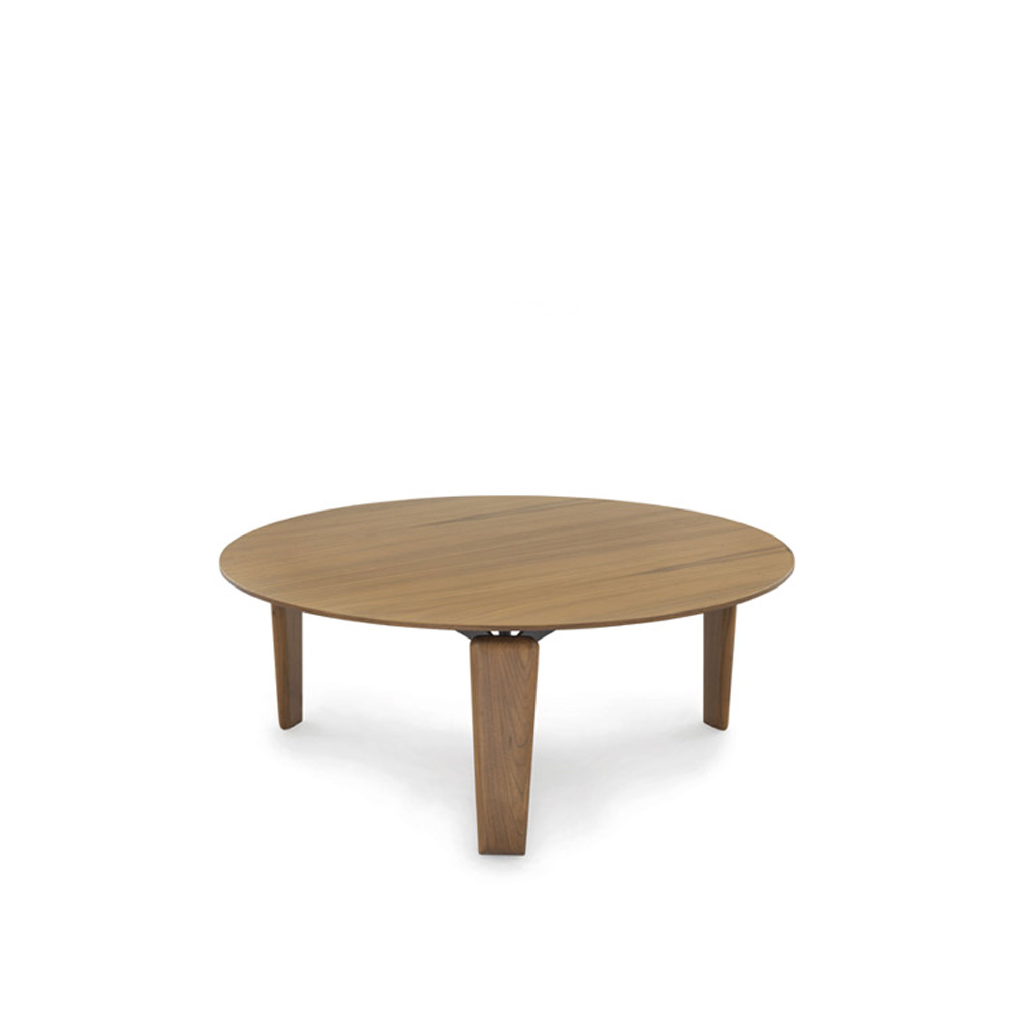 Arflex - Tablet Small Table Ø 80 x 43 cm, Top Oak, Structure Black - Sofabord - Claesson Koivisto Rune - Tre farget - Tre/Stein