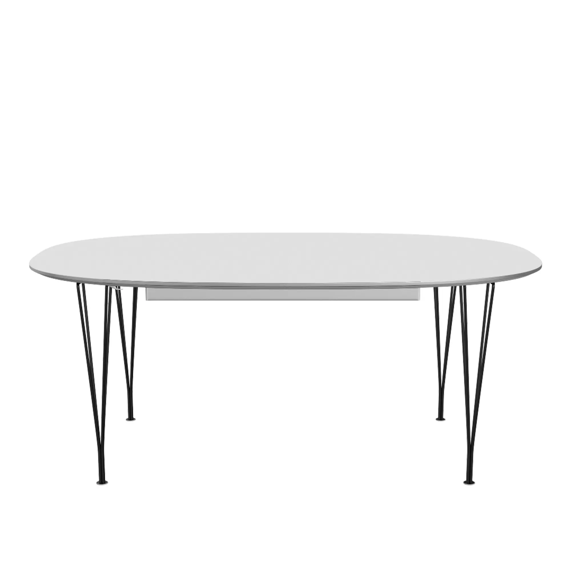 B619 Superellips utdragbart matbord 180–300 x 120 cm Black