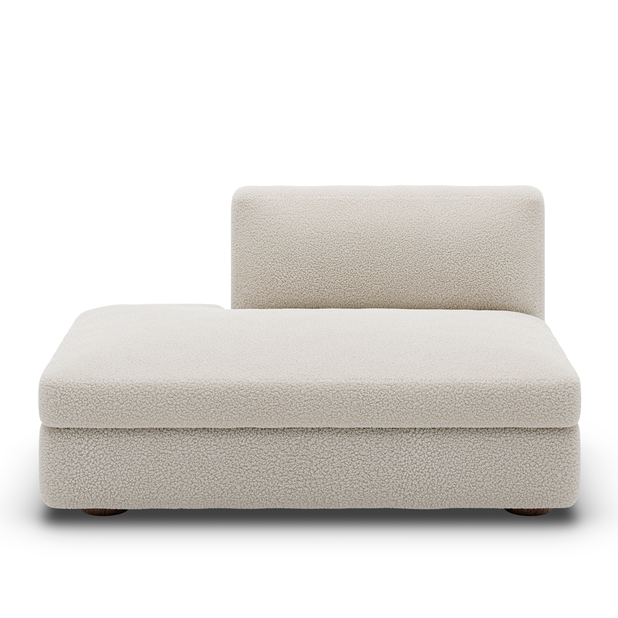 New Works - Coda Open End Left - Module 33 - Fabric Category C - Drake 2 Spacedust - Modulsoffor & Hörnsoffor - John Astbury - Trä/Textilmaterial