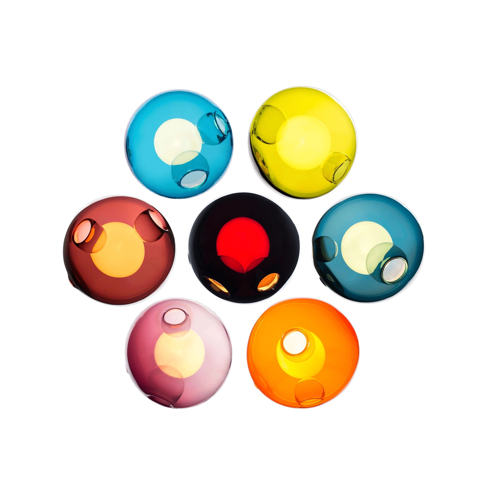 Bocci - 28.7 Cluster, Multi - 13 Xenon - Klusterlampor - Omer Arbel - Flerfärgad