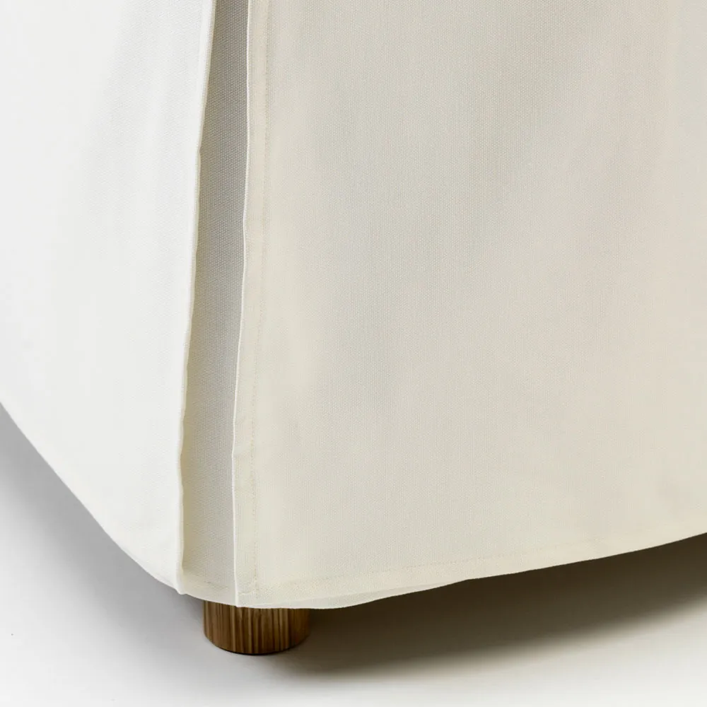 Napoli sängkappa 52cm offwhite
