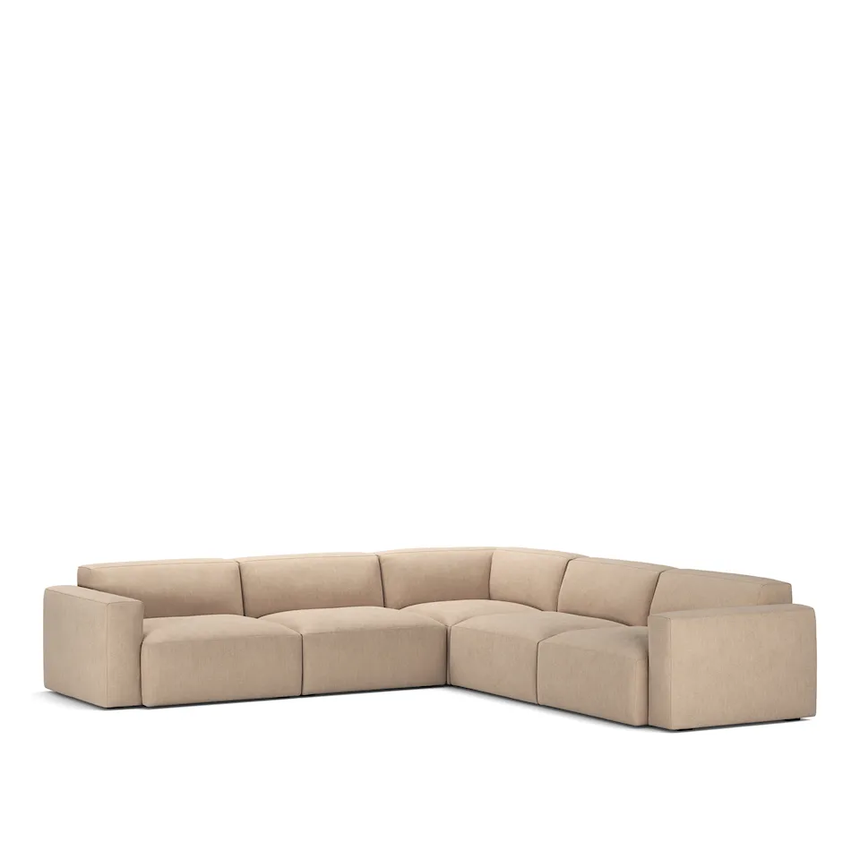 Brick 5-Seater Corner with removable upholstery – Shadow Beige