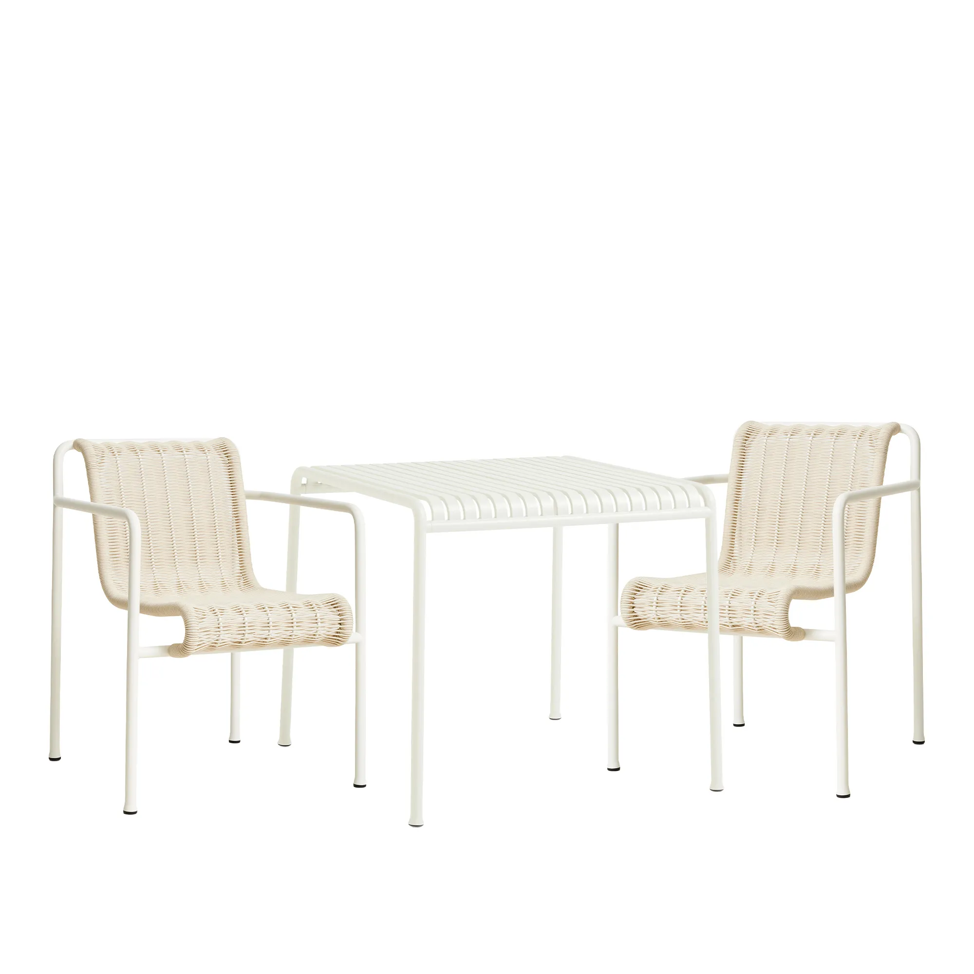 Palissade cord matgrupp med bord & 2 karmstolar