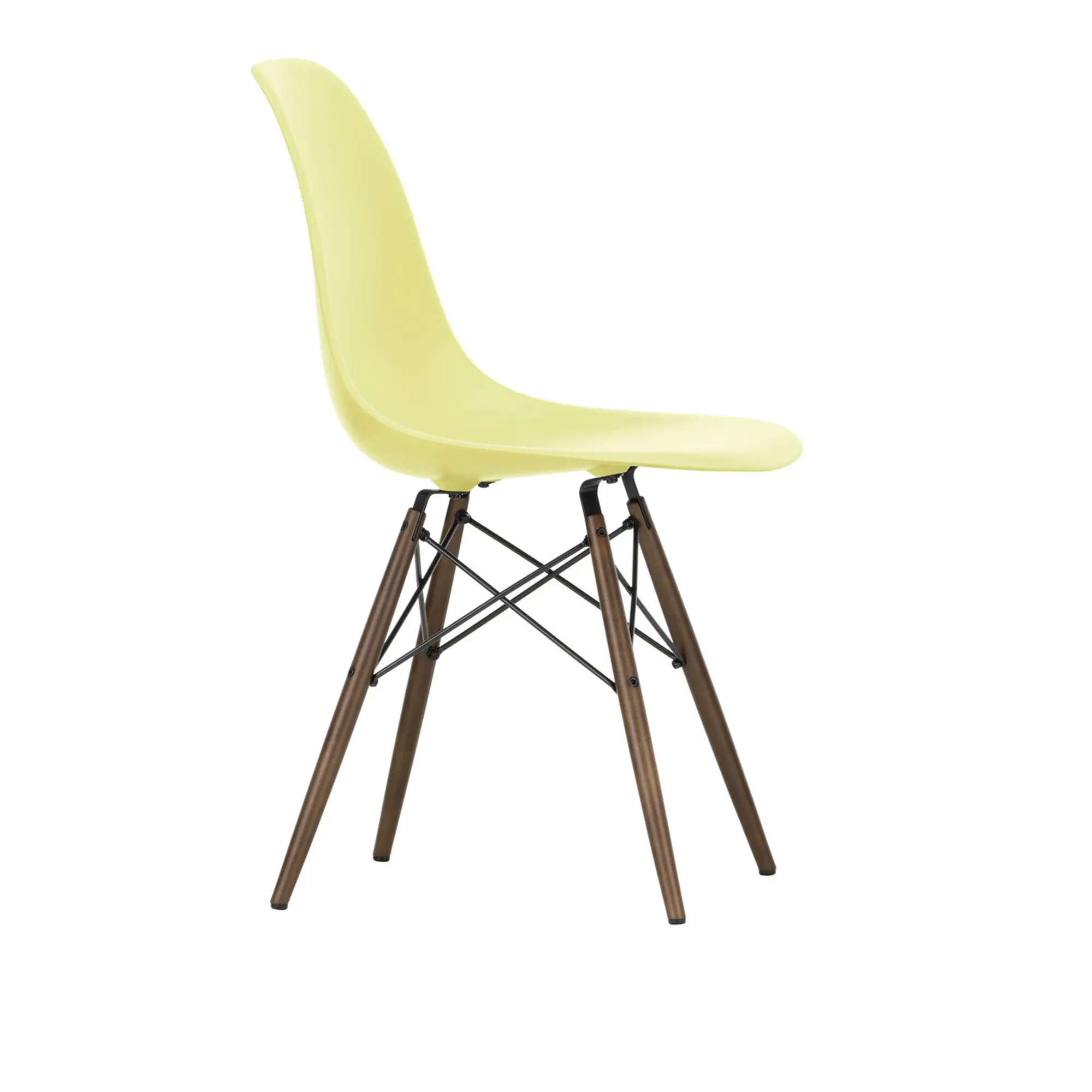 Eames RE Plastic Chair DSW stol Dark Maple
