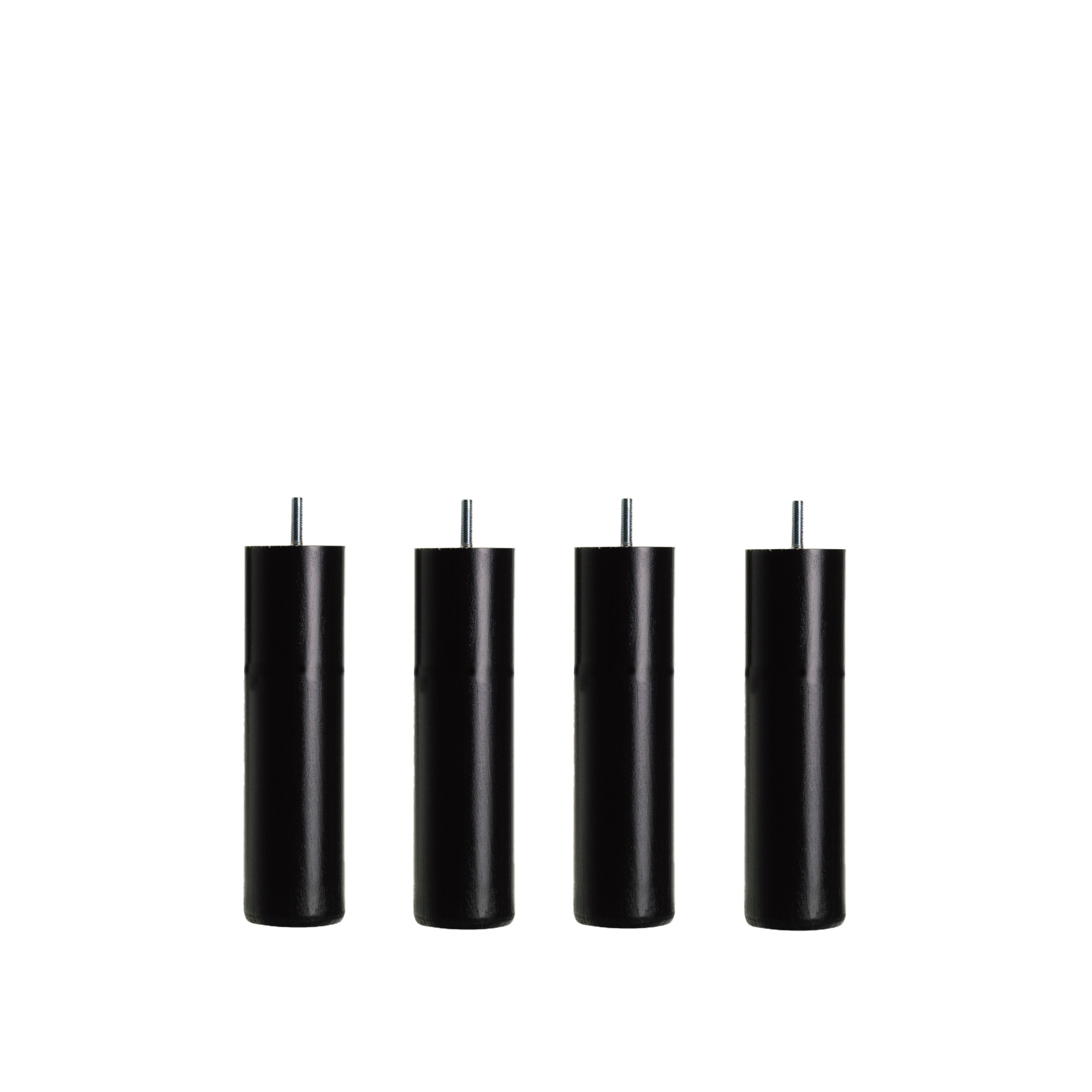 DUX - Dux SC sängben rund svart 20 cm 4-pack - Sängben - Träfärgad - Trä | Möbler - Sängar Och Tillbehör - Sängben | Möbelexperten