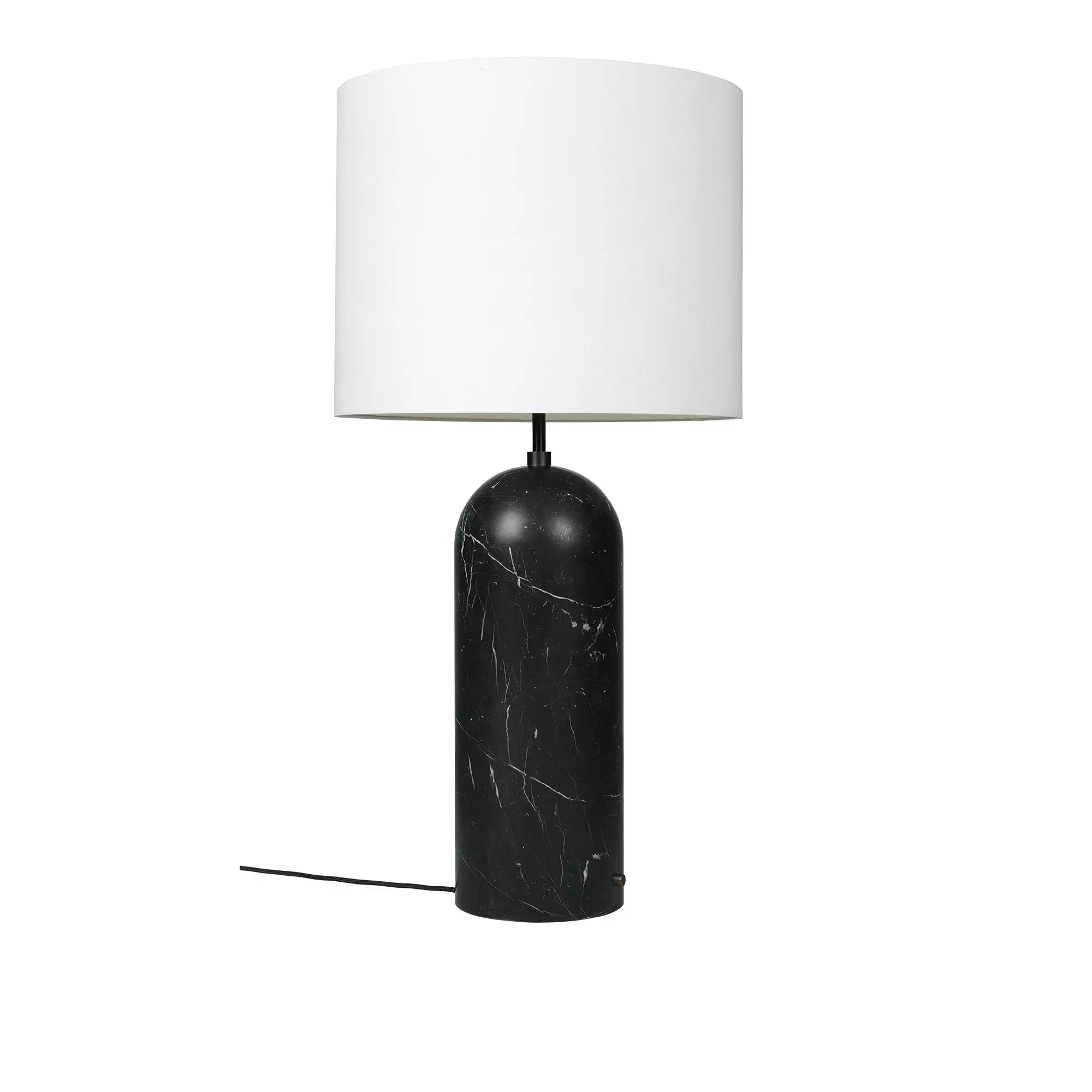 Gravity golvlampa XL Low svart marmor