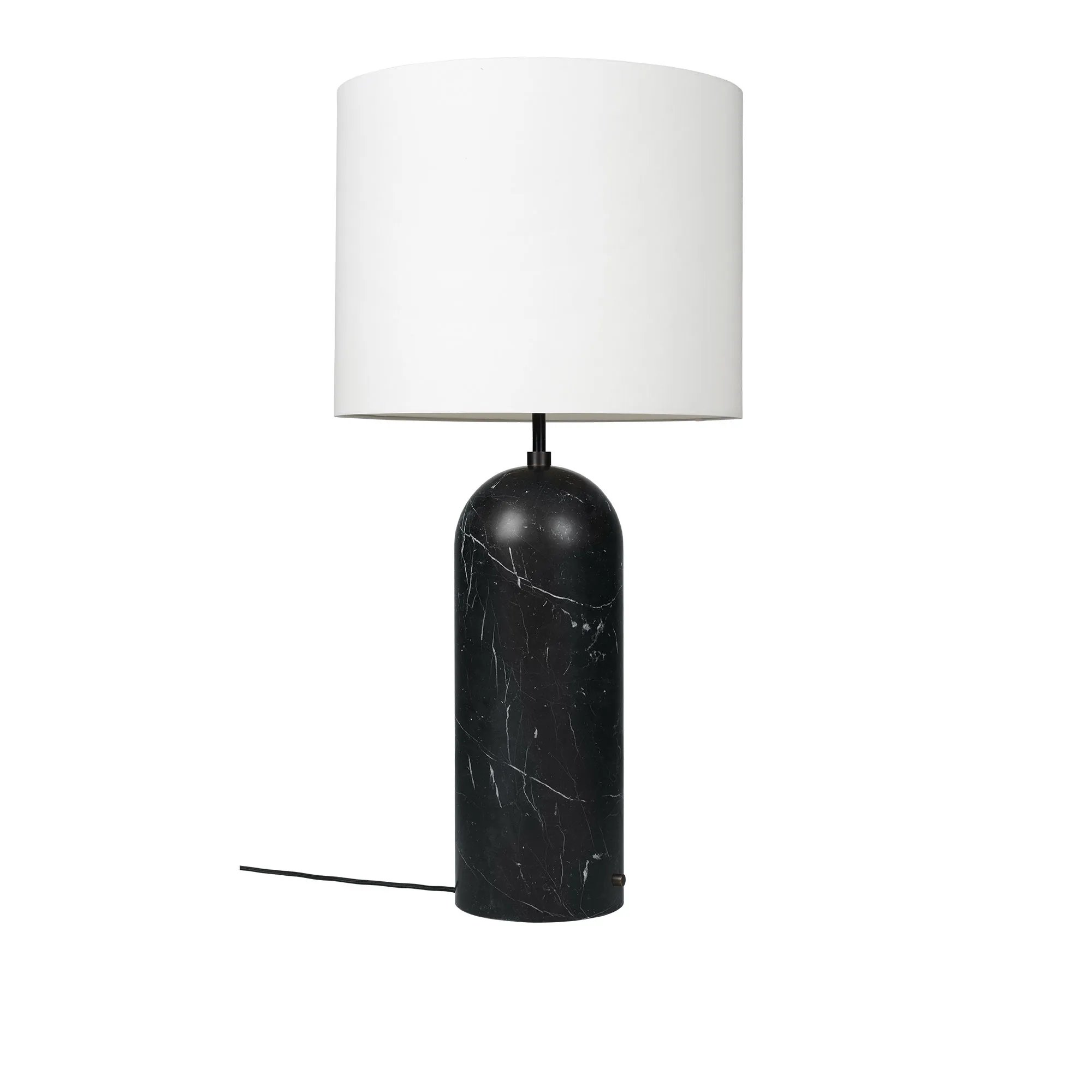 Gravity golvlampa XL Low svart marmor