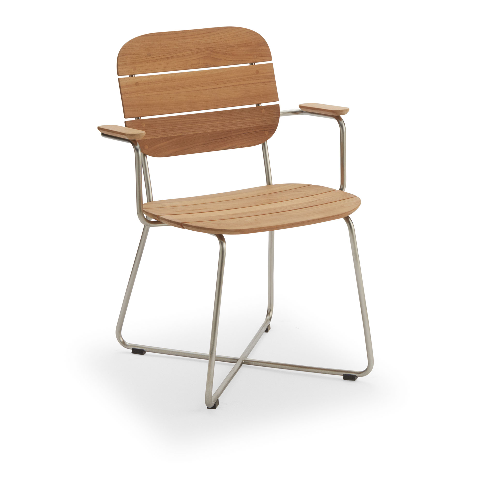 Fritz Hansen - Lilium Armchair - Matstolar utomhus - Träfärgad - Trä | Utemöbler - Utestolar - Matstolar Utomhus | Möbelexperten