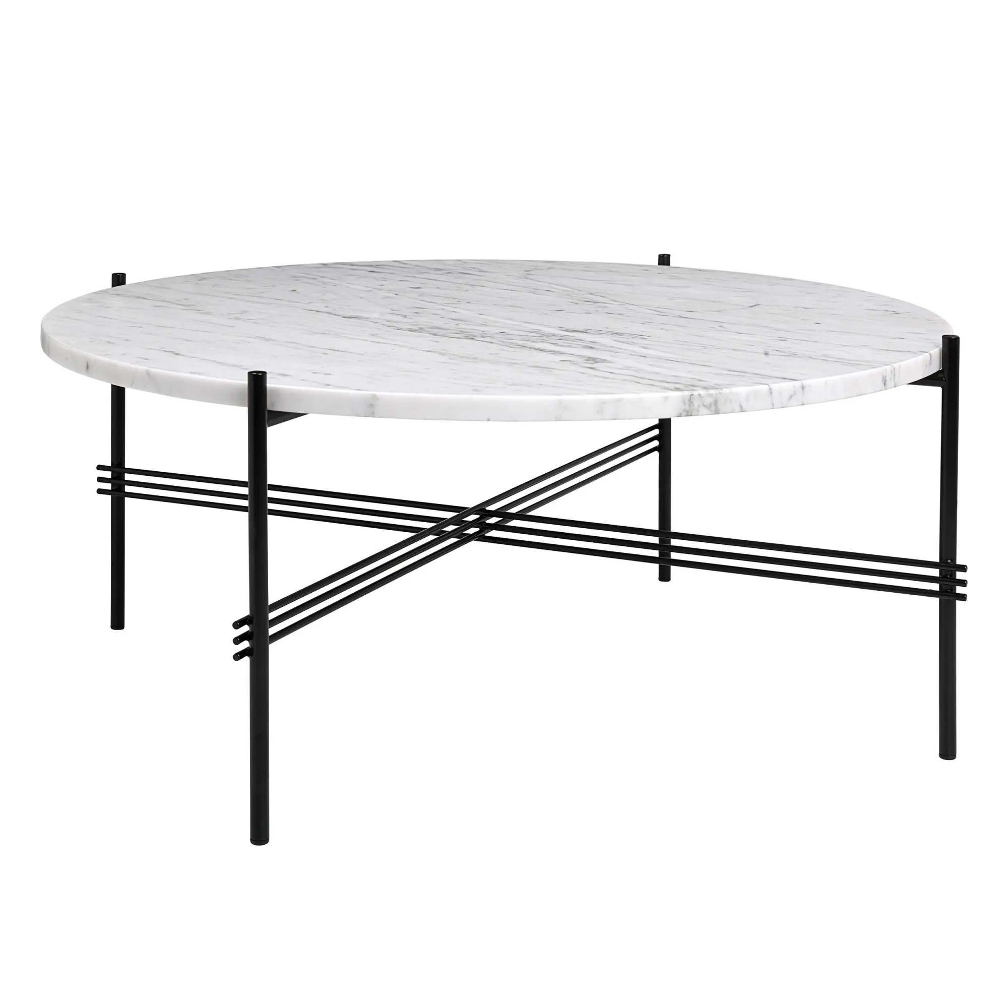 TS salongbord Ø80 cm svart