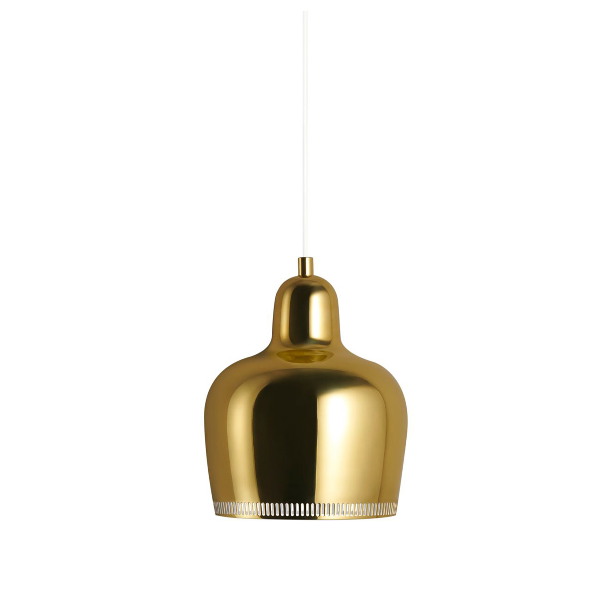 Artek - Golden Bell A330S, Mässing - Pendellampor - Alvar Aalto - Guld | Belysning - Taklampor - Pendellampor | Möbelexperten