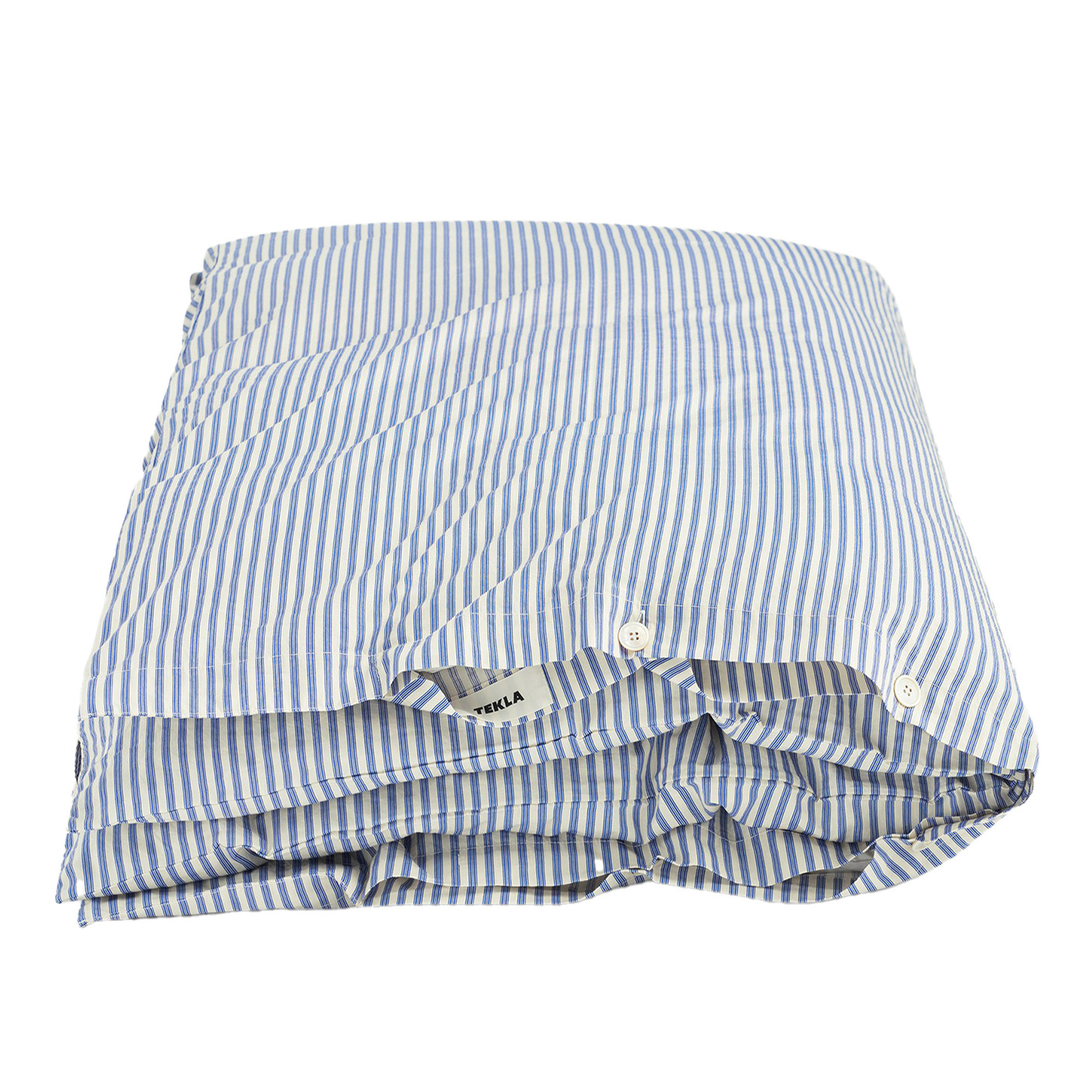 Tekla - Percale stripes duvet cover single 150x210cm skagen stripes - Påslakan | Textilier - Sovrumstextilier - Påslakan | Möbelexperten