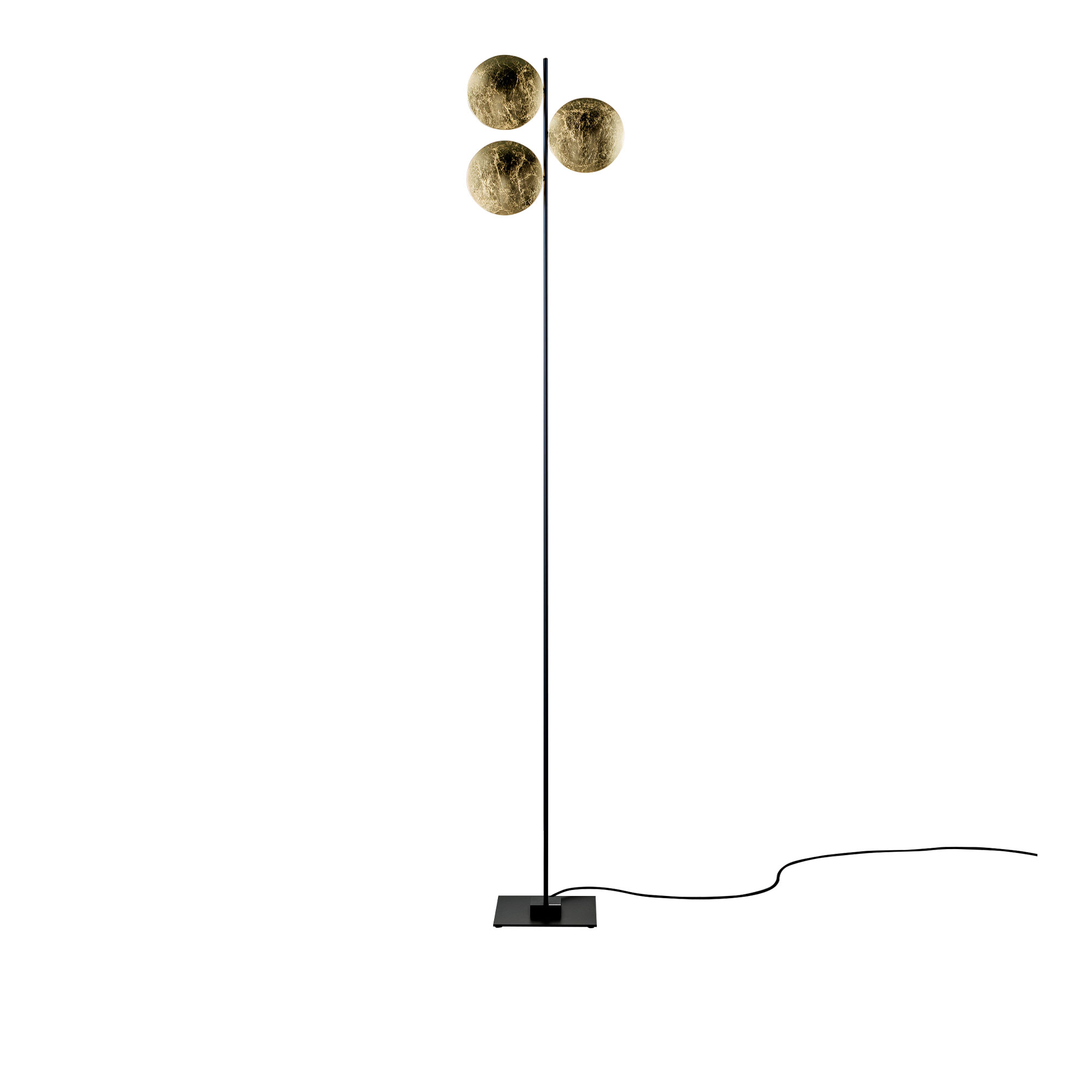 Catellani & Smith - Lederam F3, Vit med guldstav - Skärmlampor - Enzo Catellani - Vit