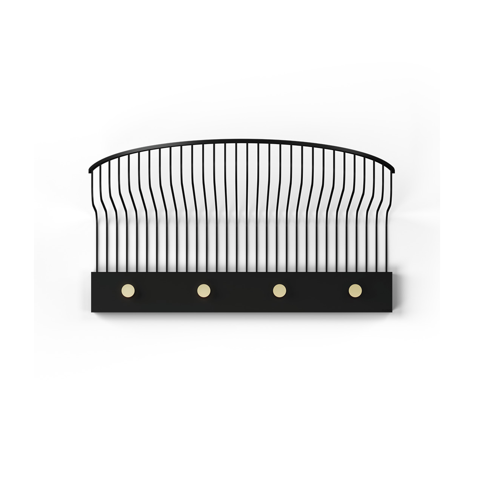 Klong - Lunett Hat Shelf Black - Hatthyllor och skohyllor - Svart - Metall | Möbler - Förvaring Och Hyllor - Hatthyllor Och Skohyllor | Möbelexperten