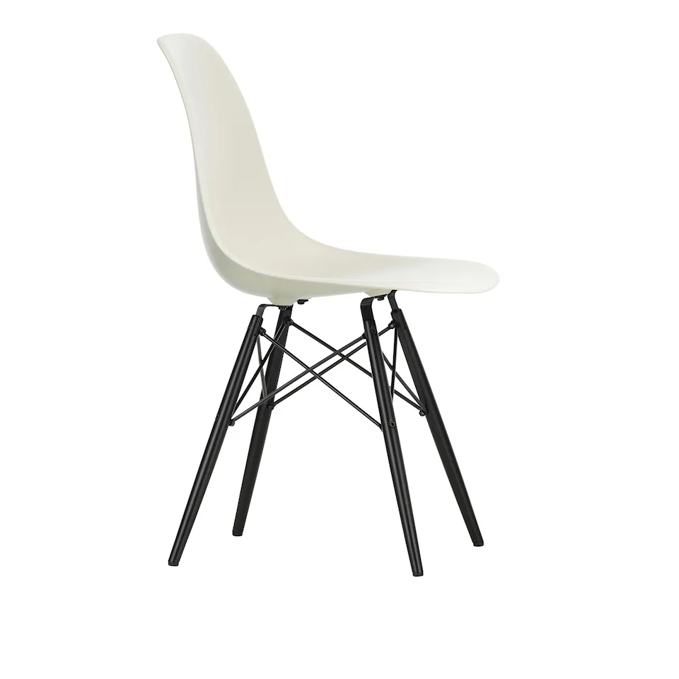 Eames RE Plastic Chair DSW stol Black Maple