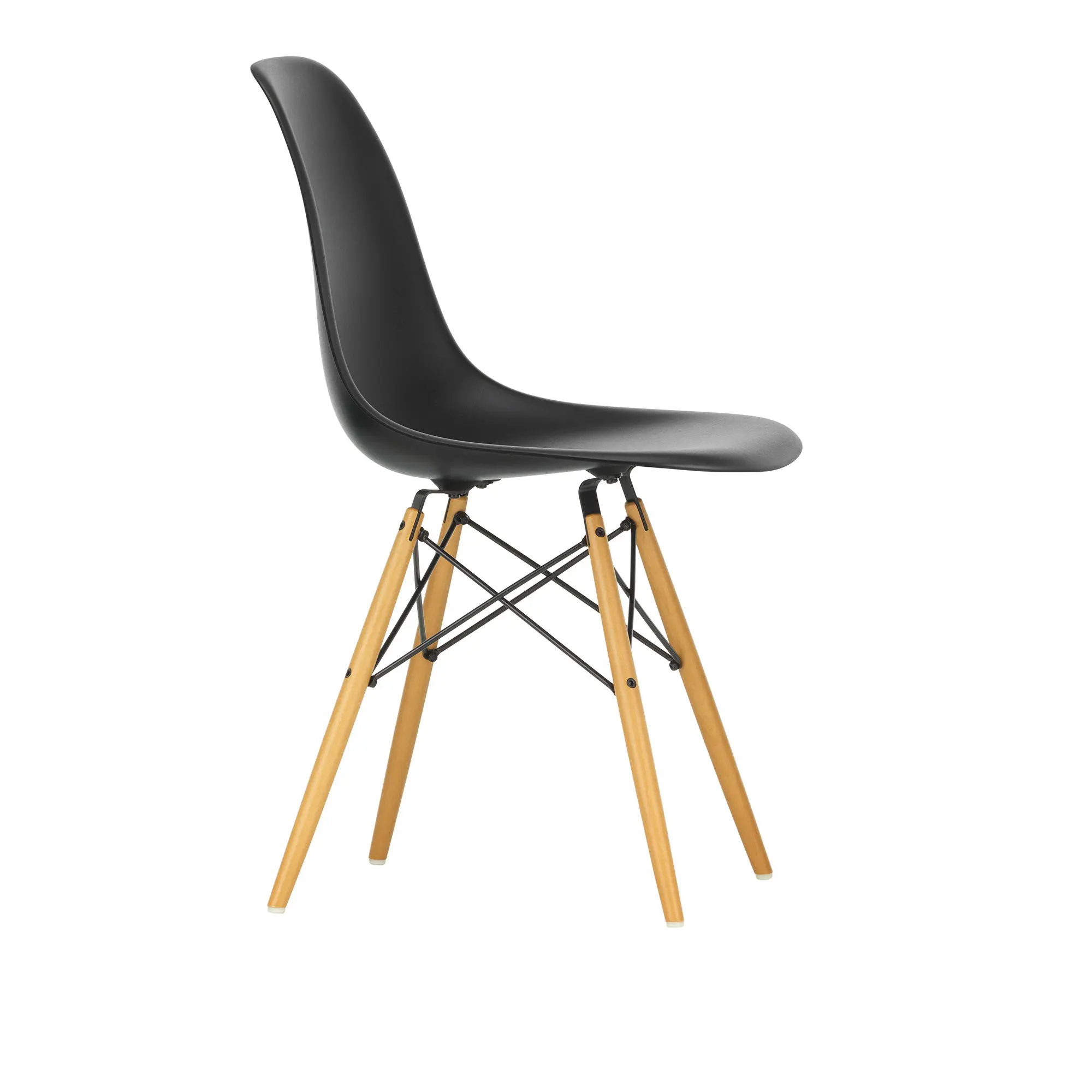 Eames RE Plastic Chair DSW stol Golden Maple