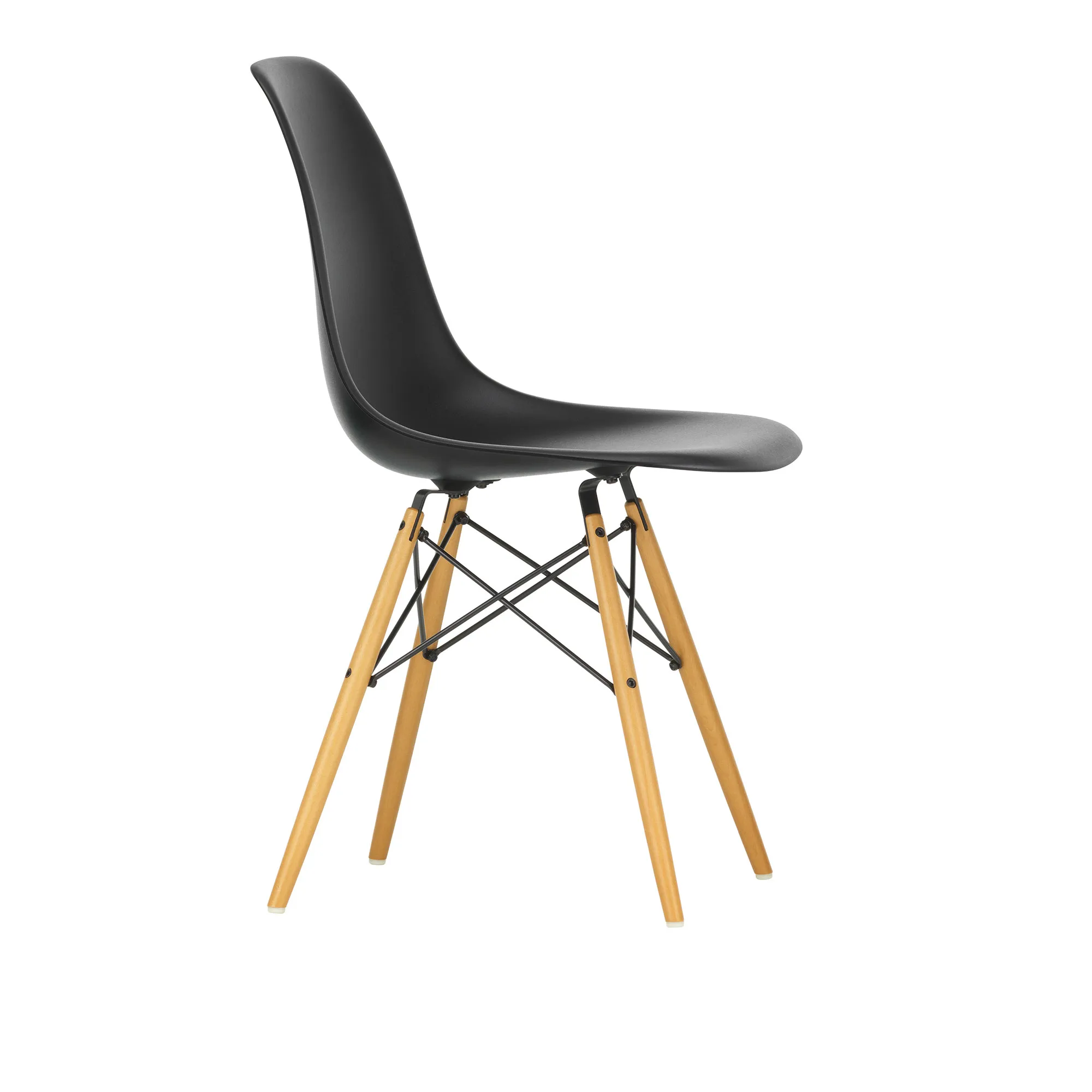 Eames RE Plastic Chair DSW stol Golden Maple