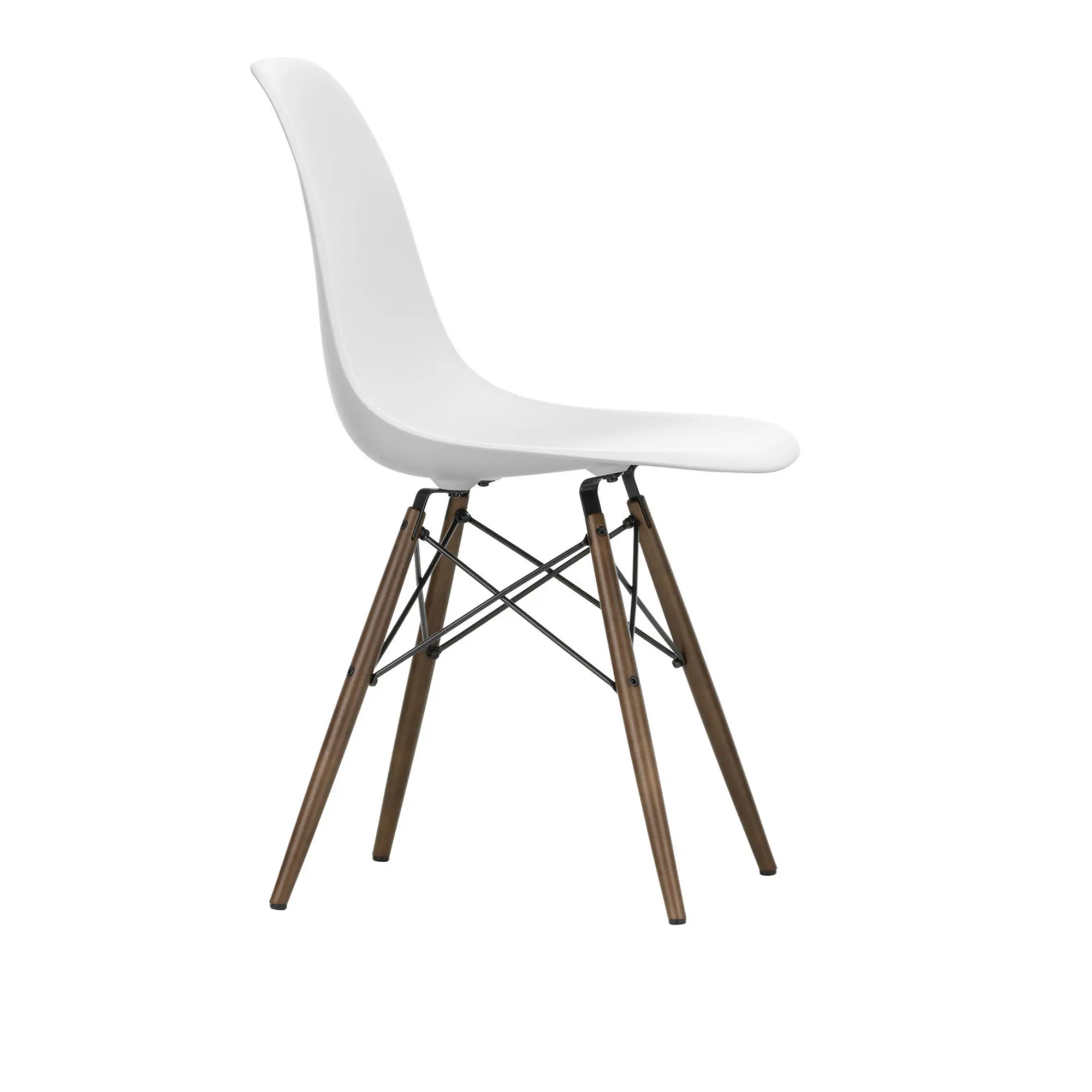 Eames RE Plastic Chair DSW stol Dark Maple