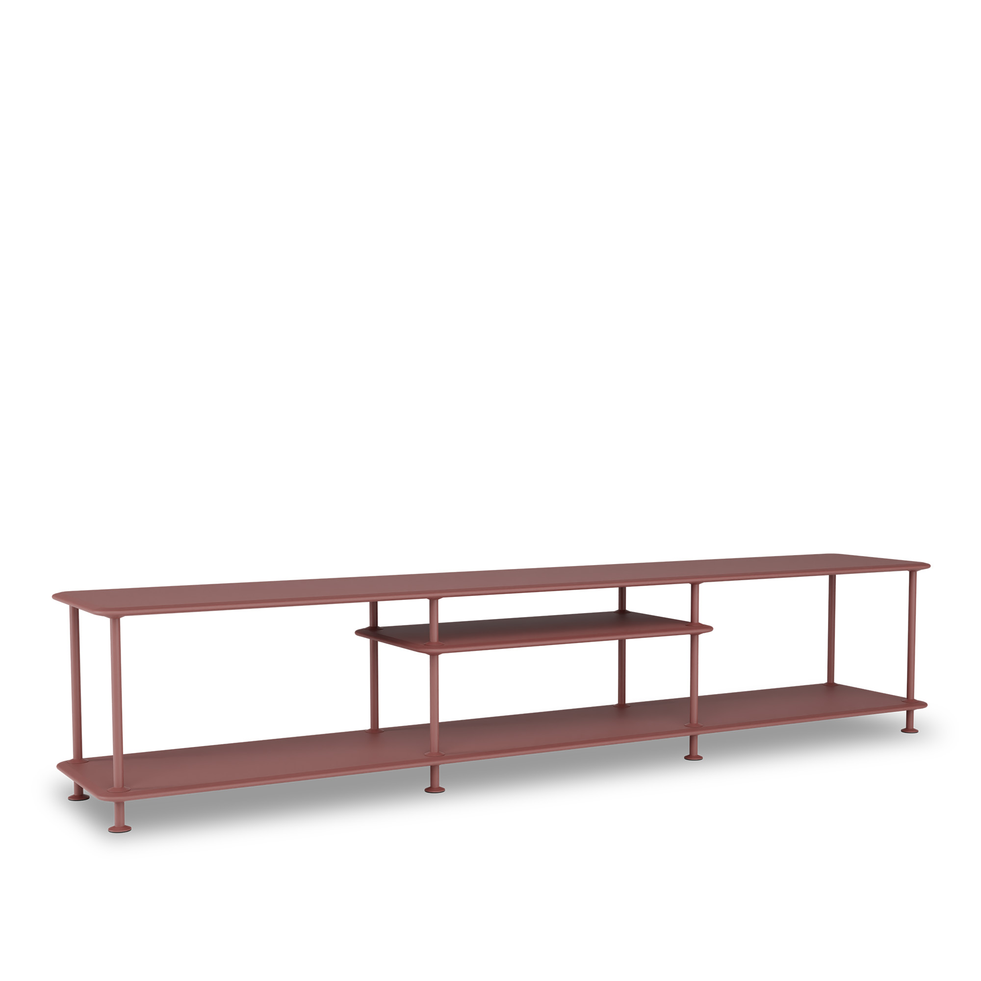 montana - montana free 111010 231-masalastructure 155-masala - tv-bänkar - jakob wagner - röd - metall/trä