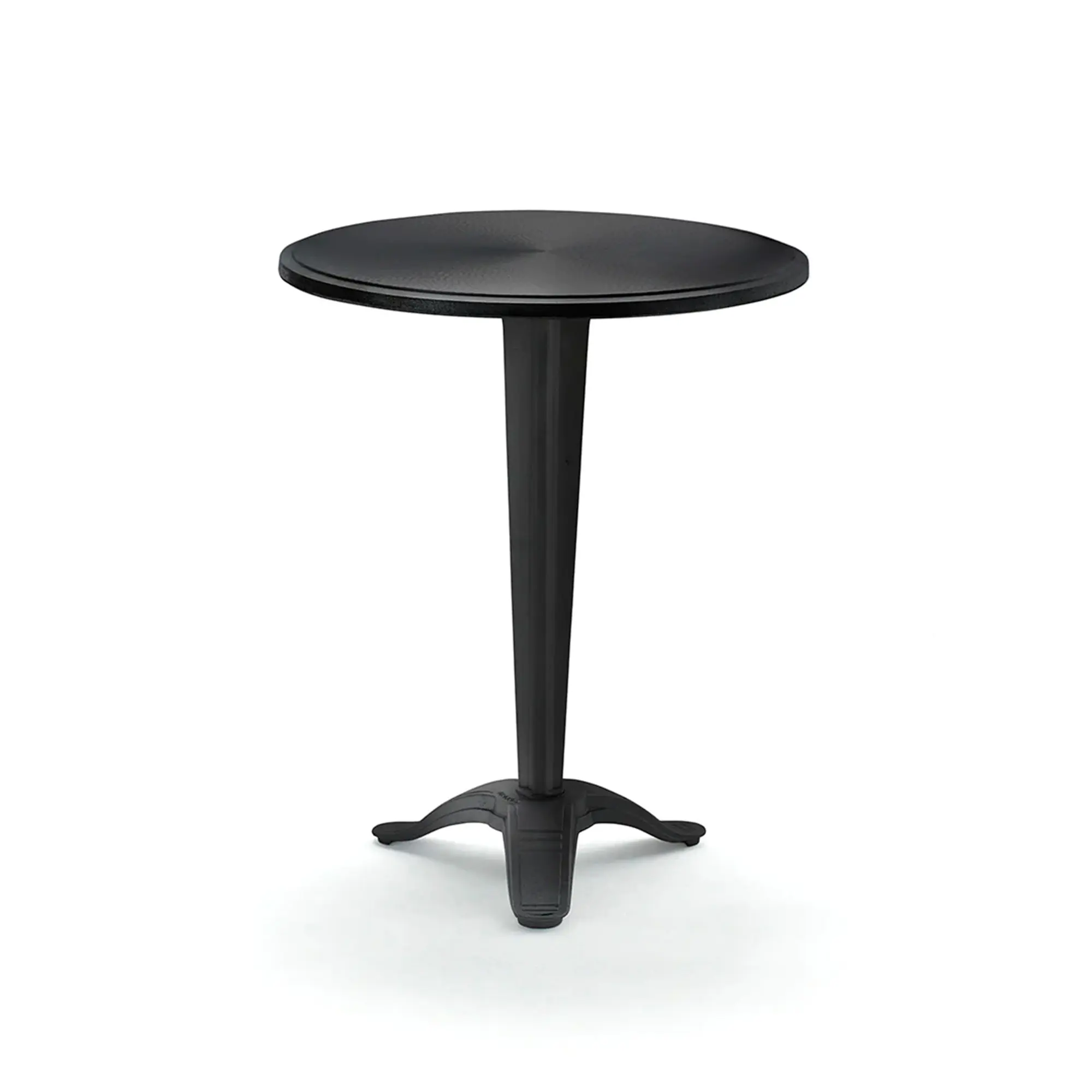 Calais Bord Liten Fot Svartlackerad Aluminium