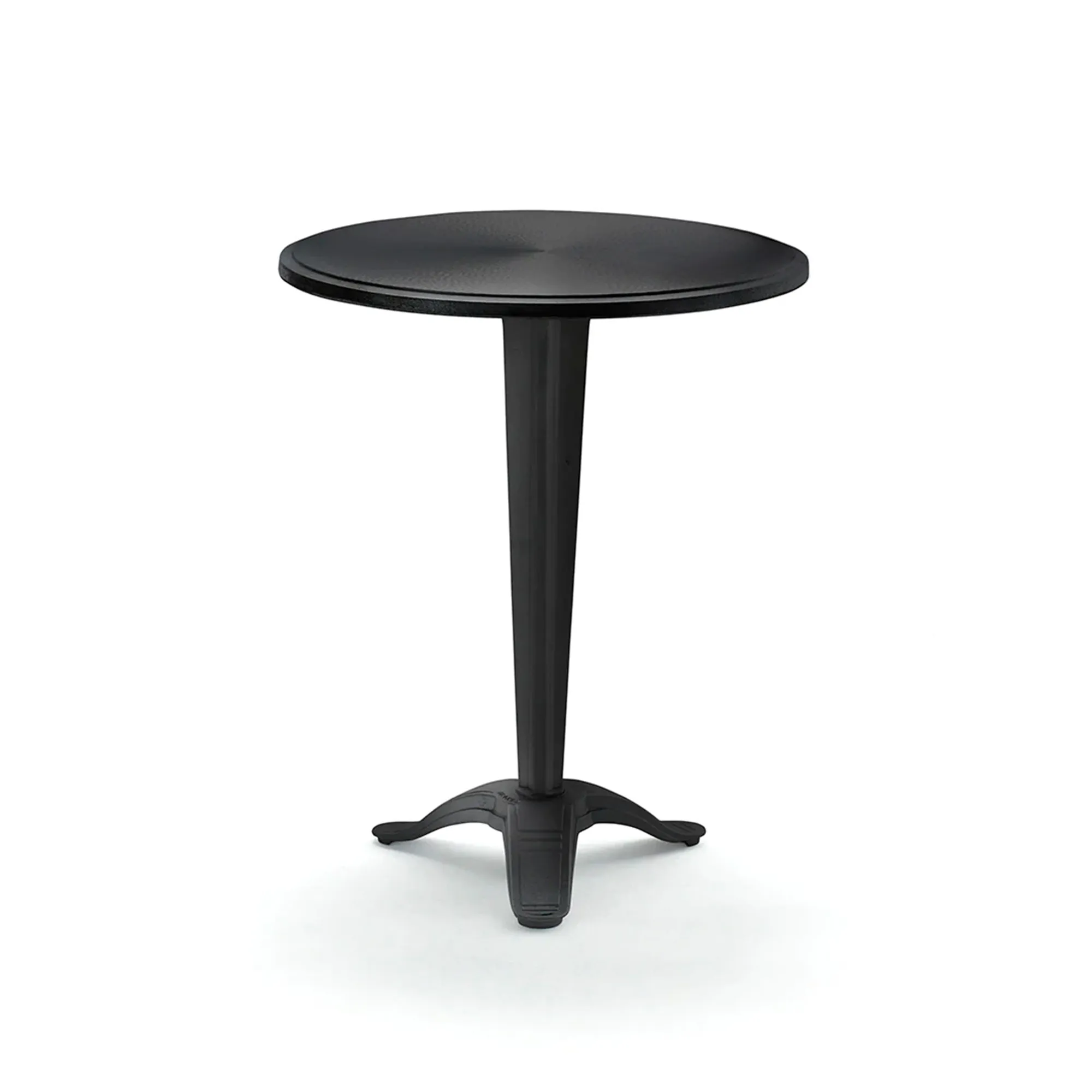 Calais Bord Liten Fot Svartlackerad Aluminium