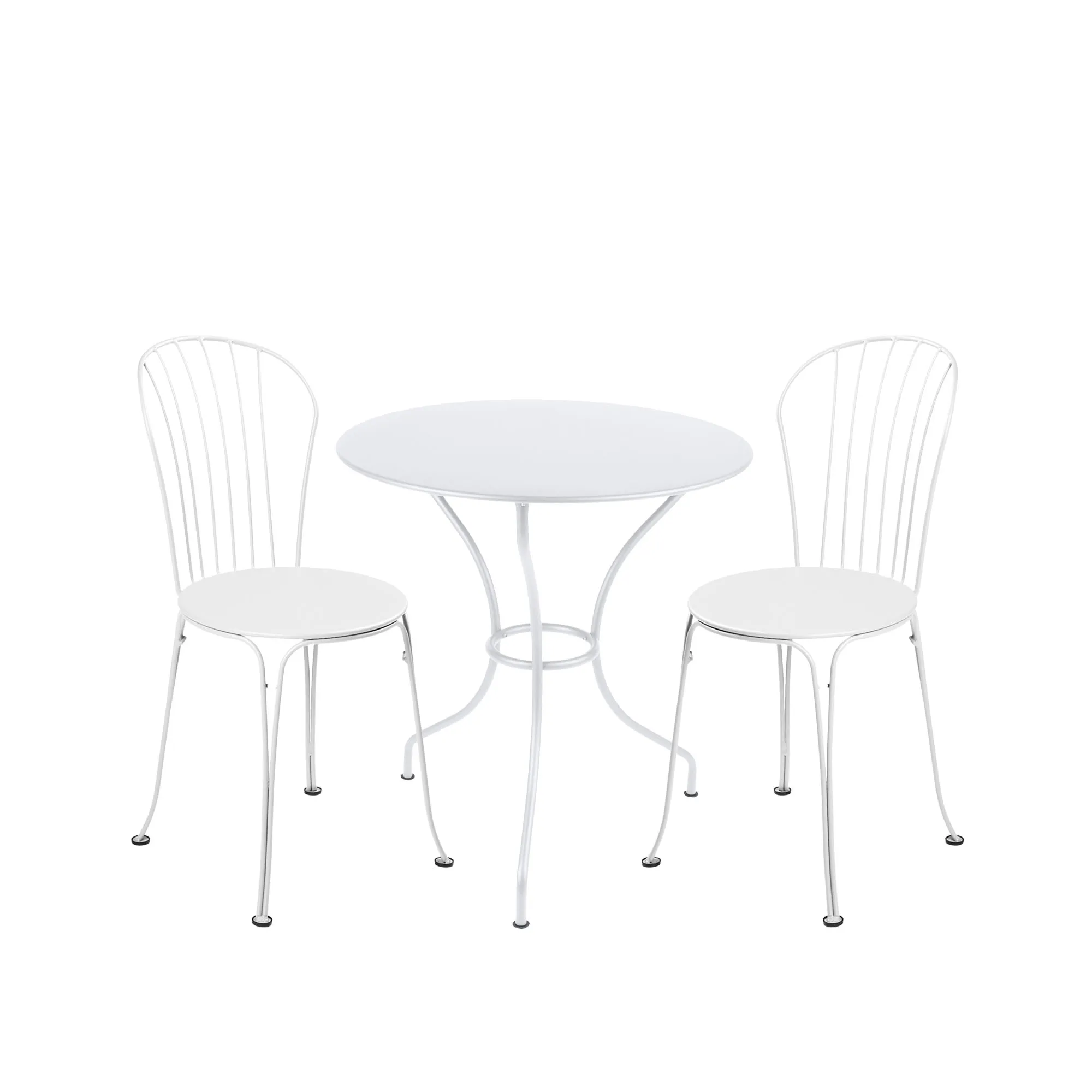 Opéra+ matgrupp pedestalbord Ø67cm & 2 stolar