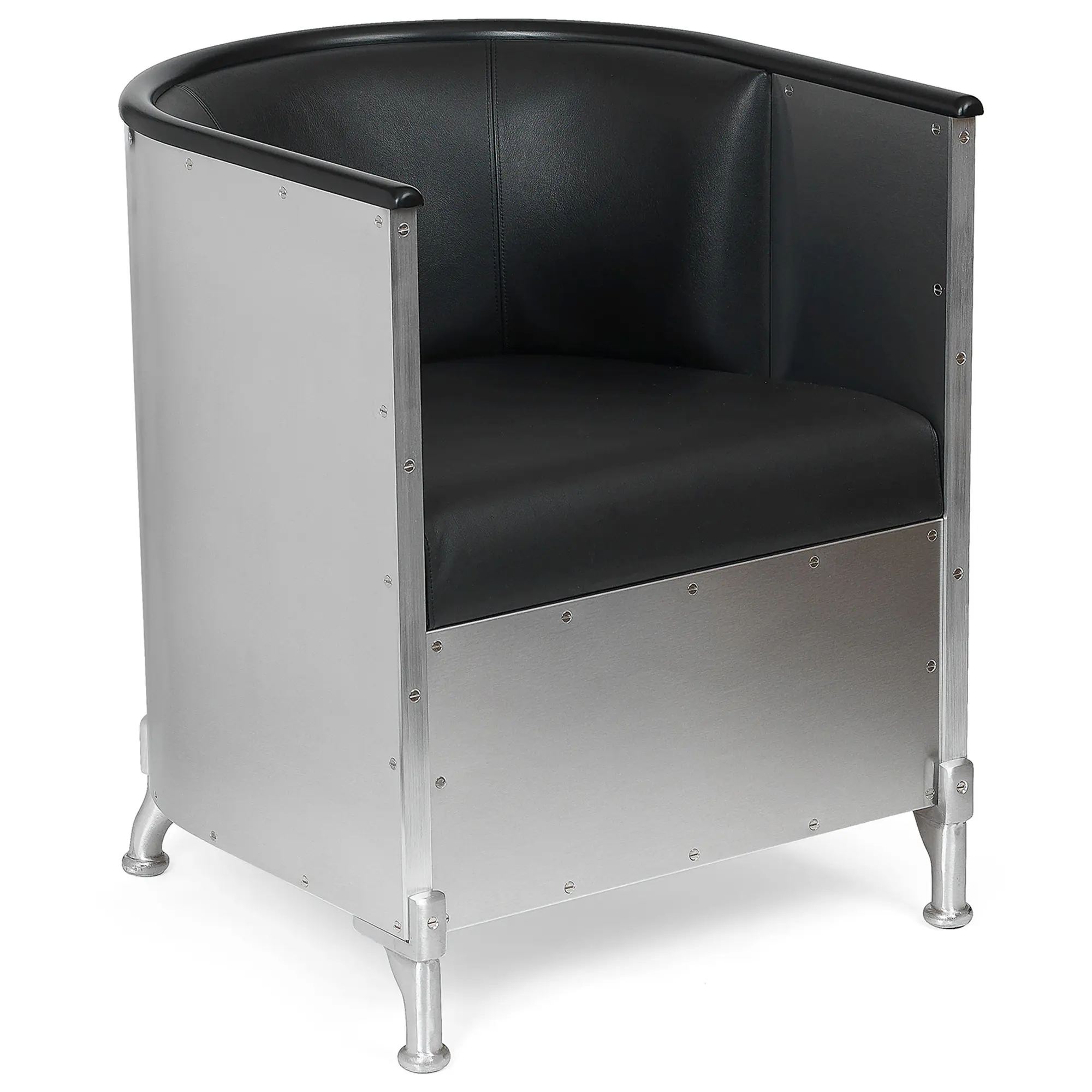 Aluminium lenestol Matt Brushed Aluminum