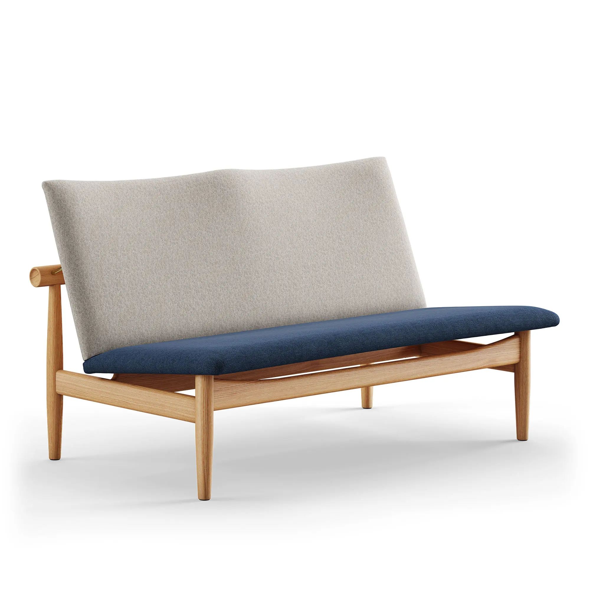 Japan sofa 2-sits Dark oiled oak