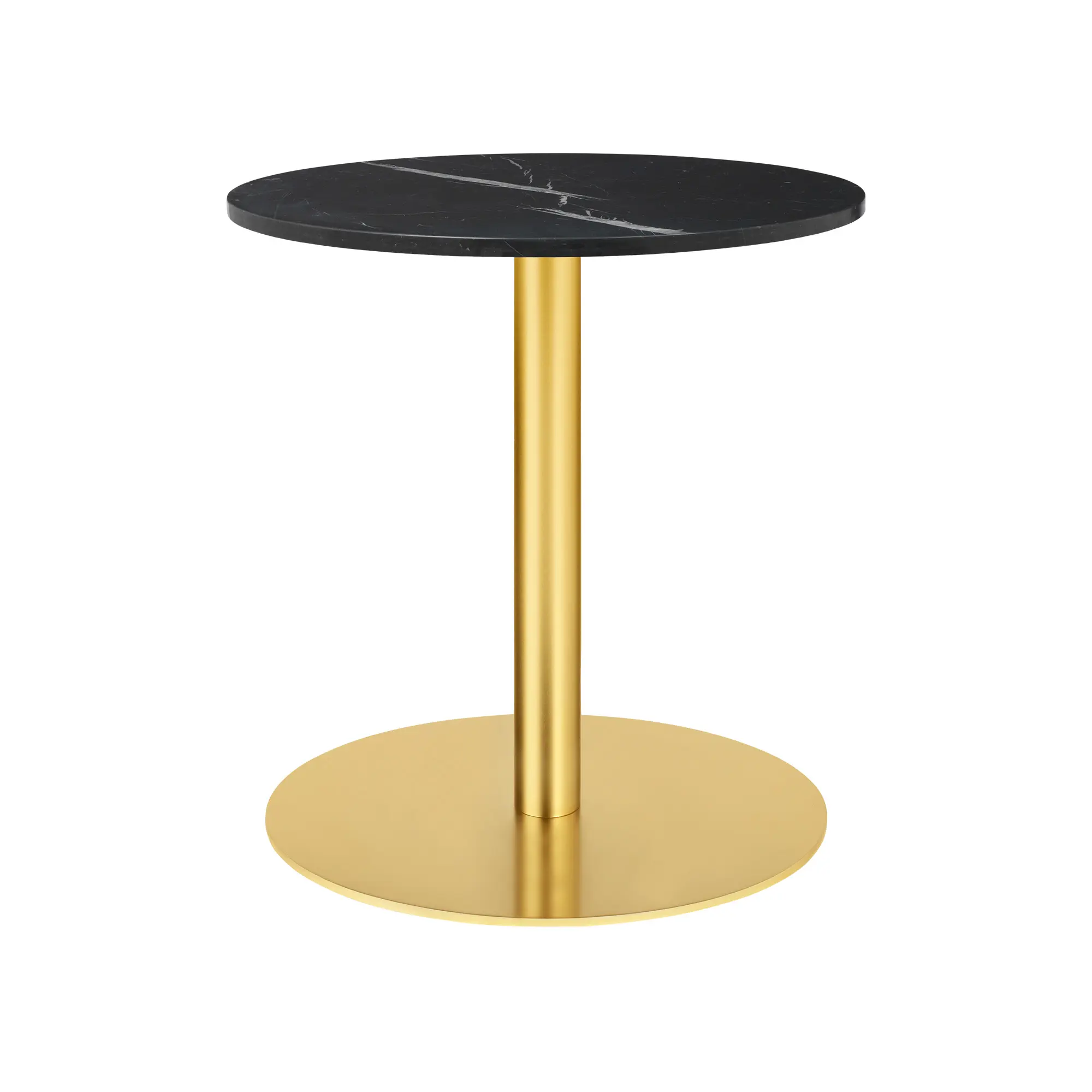 GUBI 1.0 loungebord Ø60 cm messing