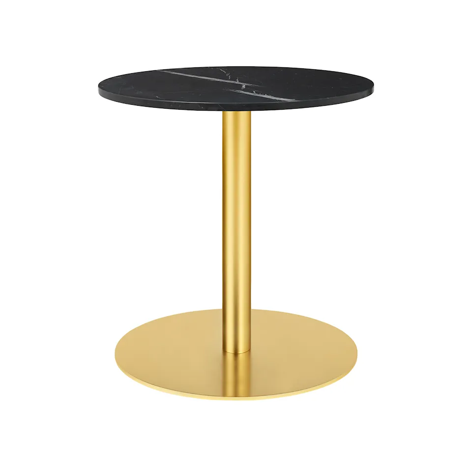 GUBI 1.0 loungebord Ø60 cm mässing