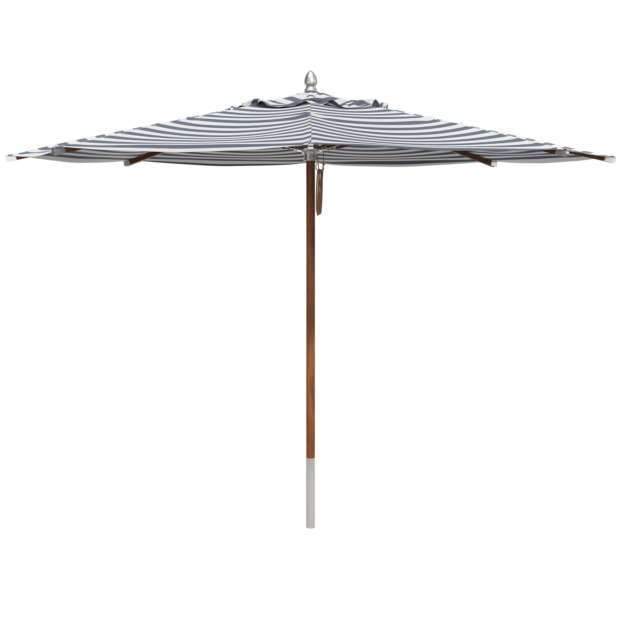 Fritz Hansen - Atlantis Dark Blue Stripes parasoll Ø330 cm - Parasoll - Skagerak Design Team | Utemöbler - Loungemöbler - Parasoll | Möbelexperten