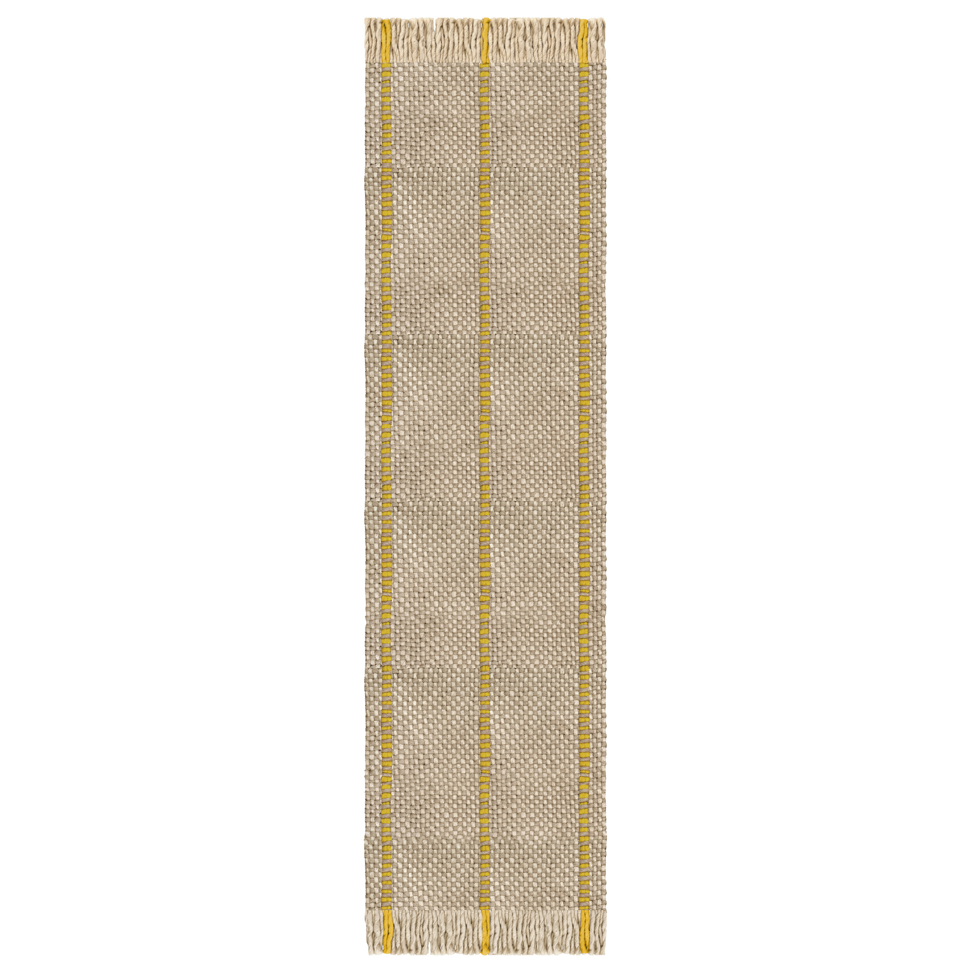 Layered - Massproductions Cord Yellow Oatmeal 75 x 240 - Ullmattor - Massproductions