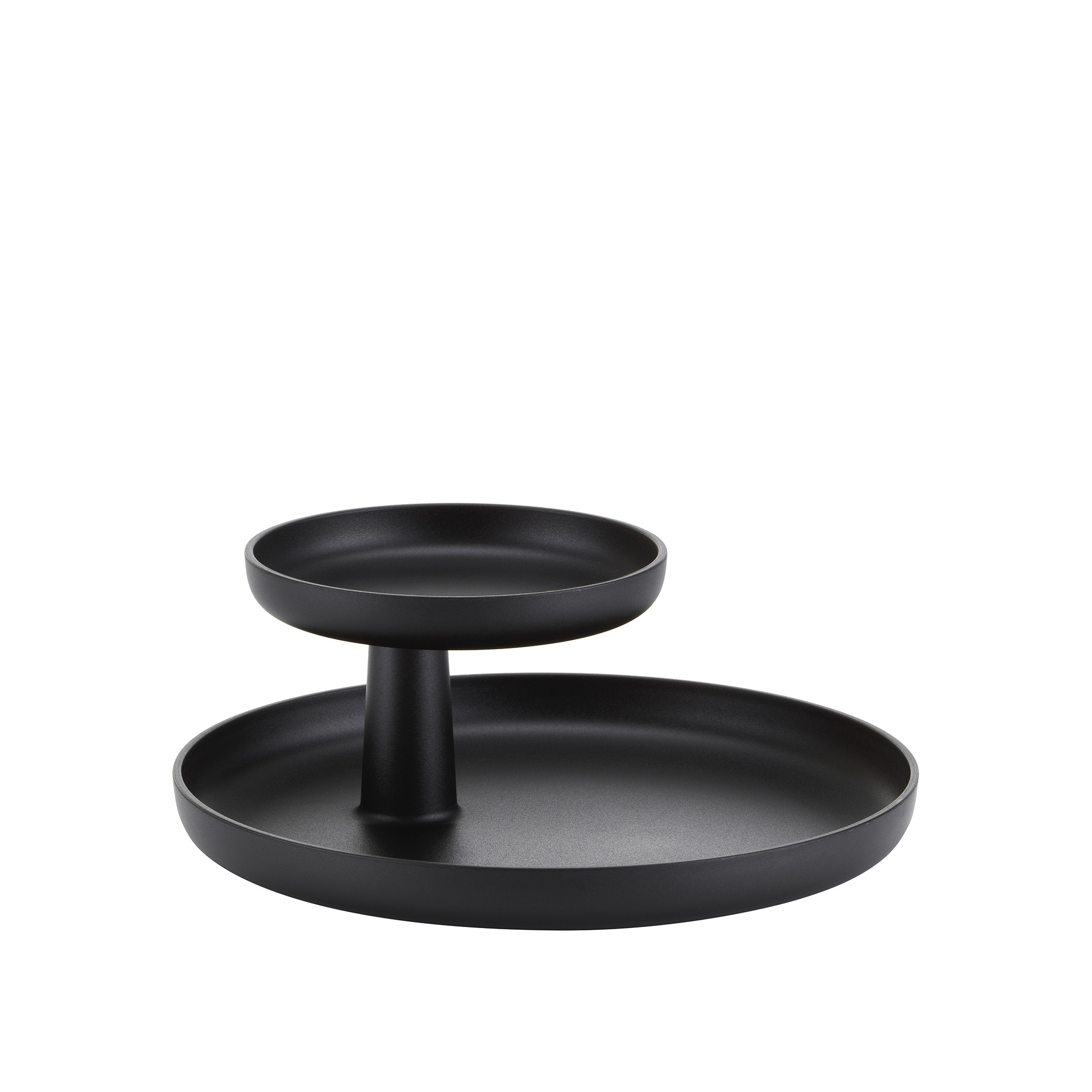 Vitra - Rotary Tray Deep Black - Brickor och underlägg - Jasper Morrison - Svart