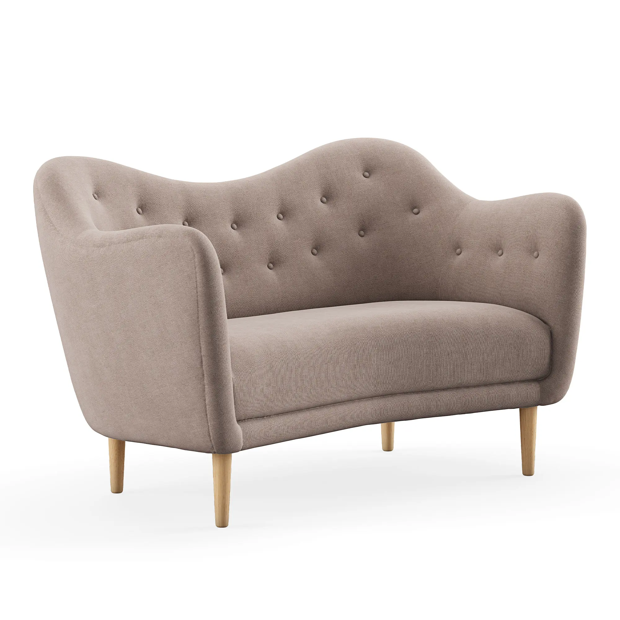46 sofa Clear oiled oak