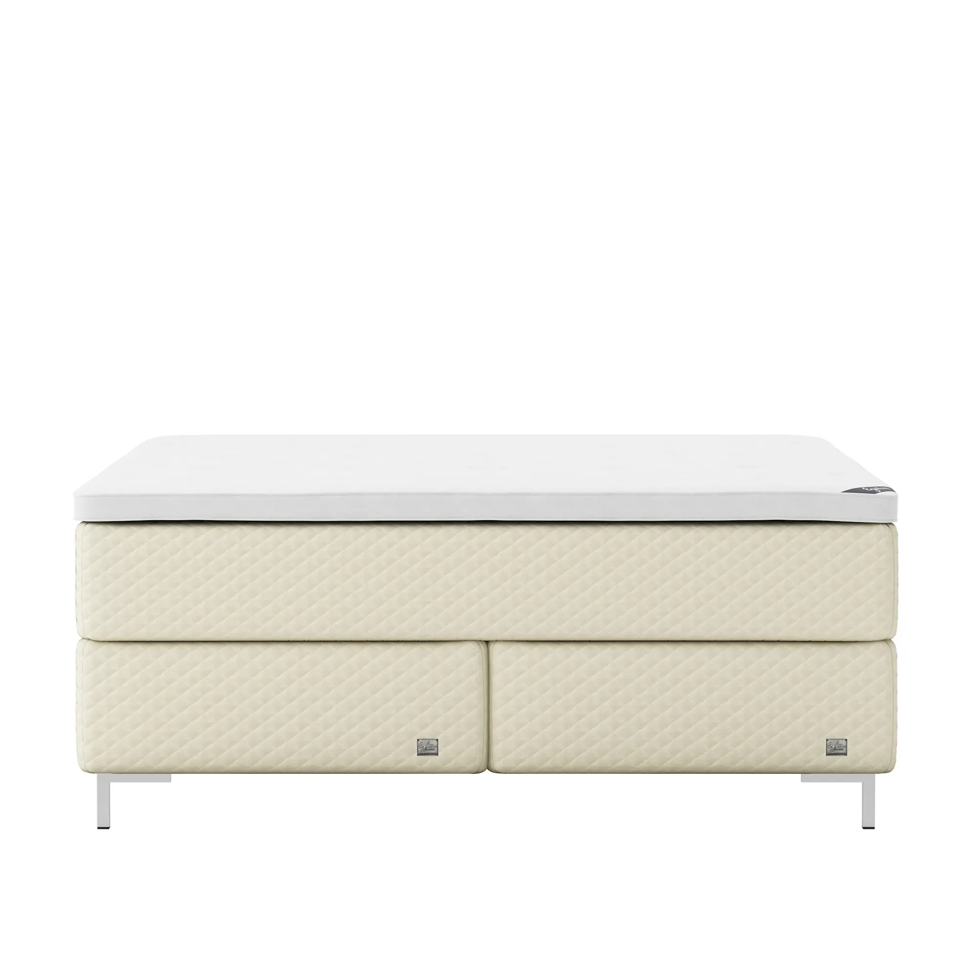 Superior Kontinental High Frame Pearl Dubbelsäng