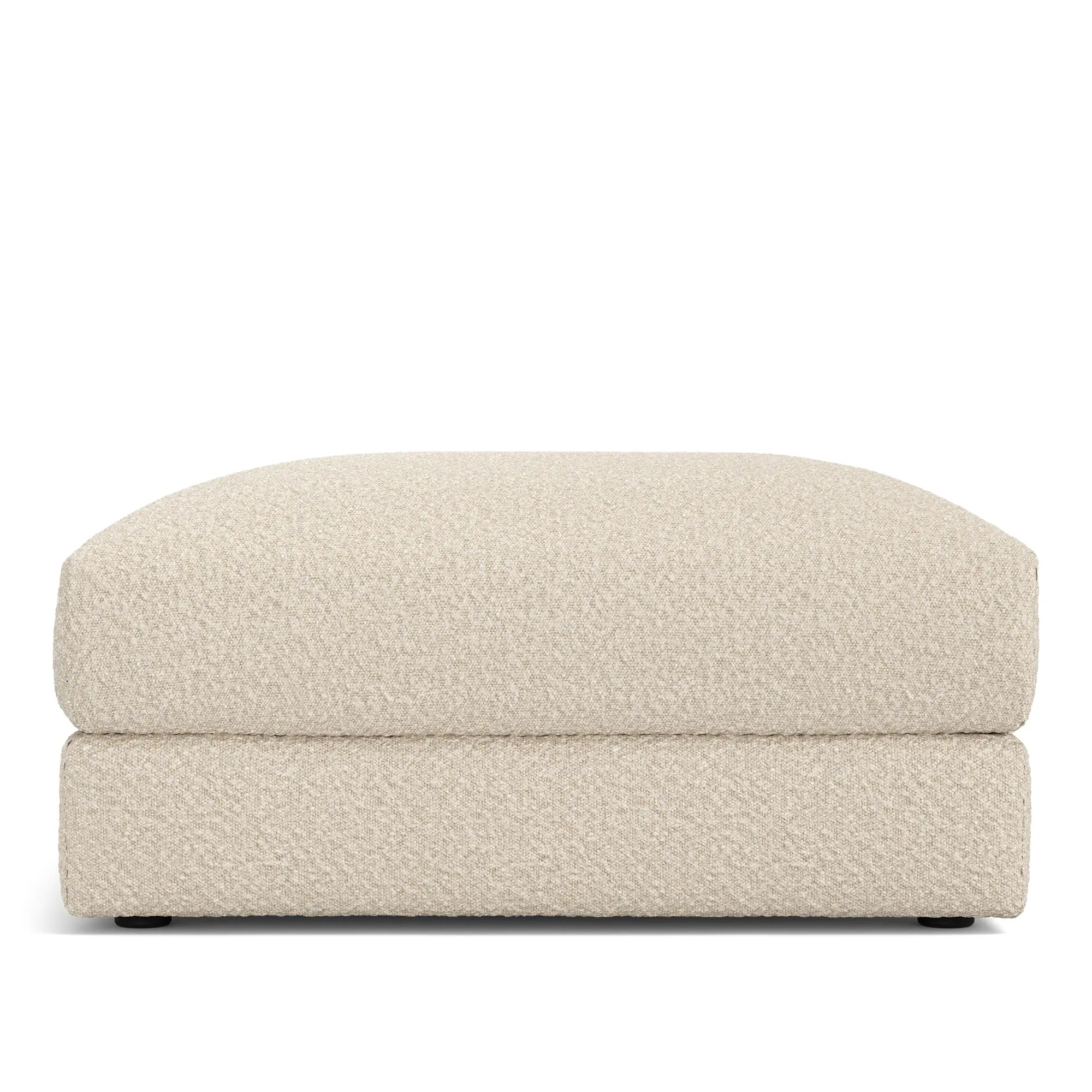 Pavarotti Ottoman Ascot White