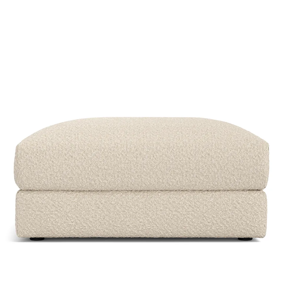 Pavarotti Ottoman - Ascot White 00