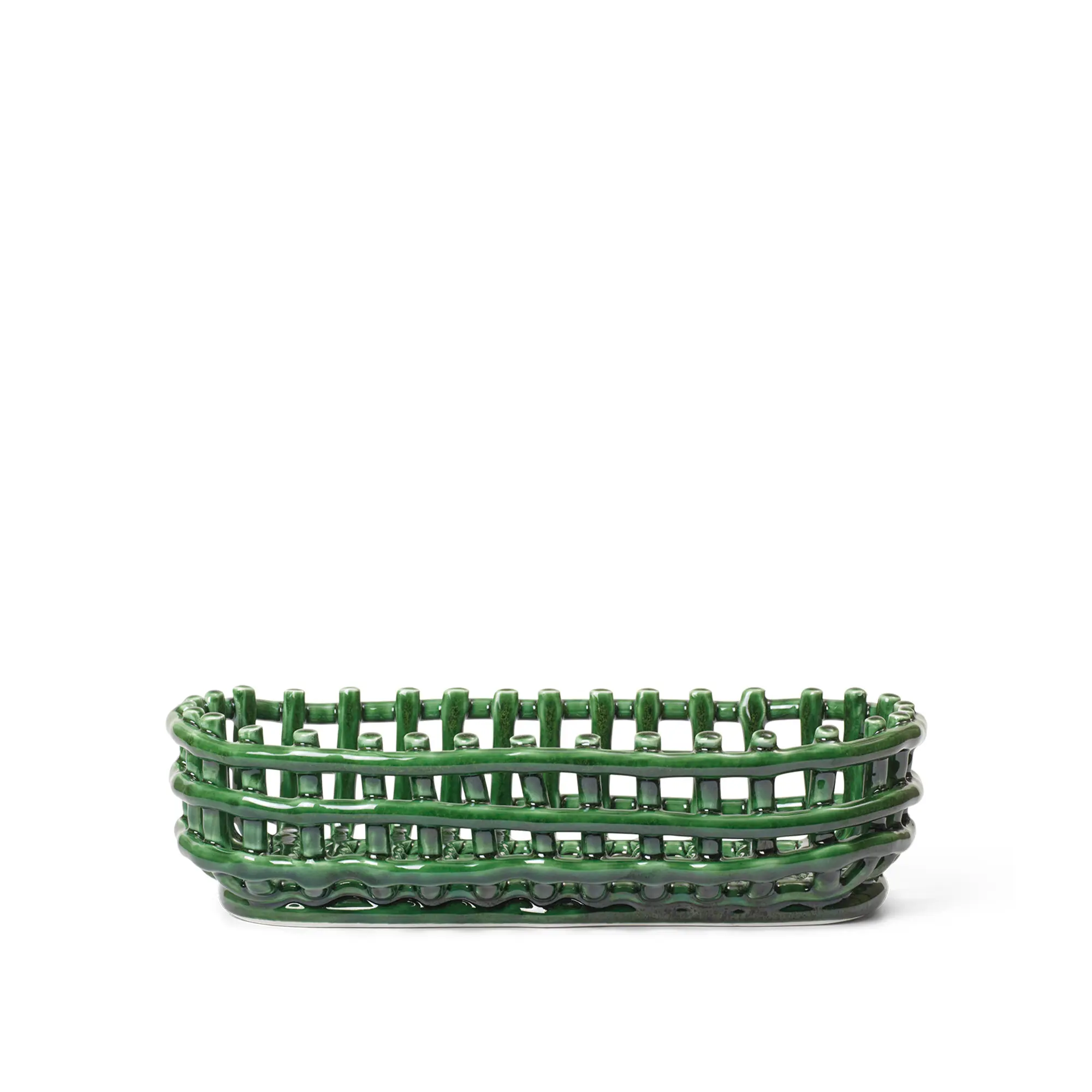 Ceramic Basket Oval