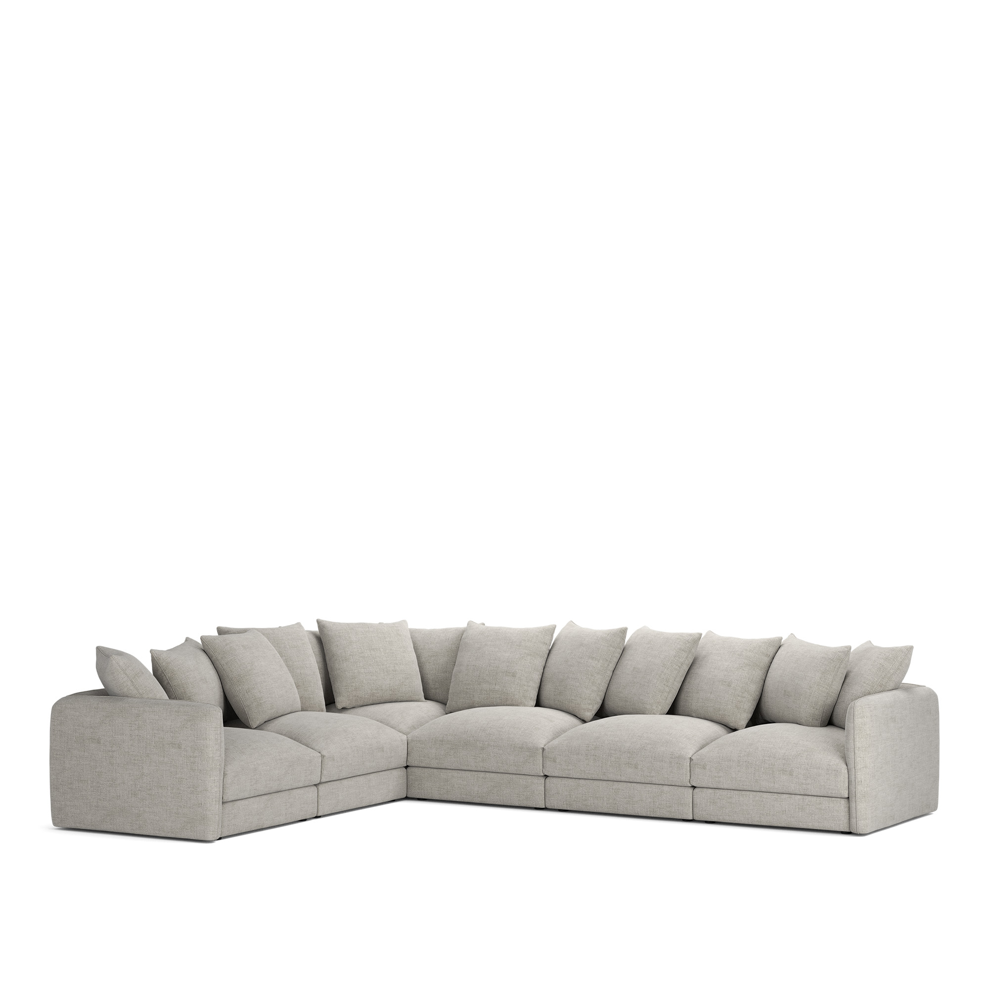 NOGA - Pavarotti 6-Seater Corner Sienna 103 Fixed Upholstery - Soffor