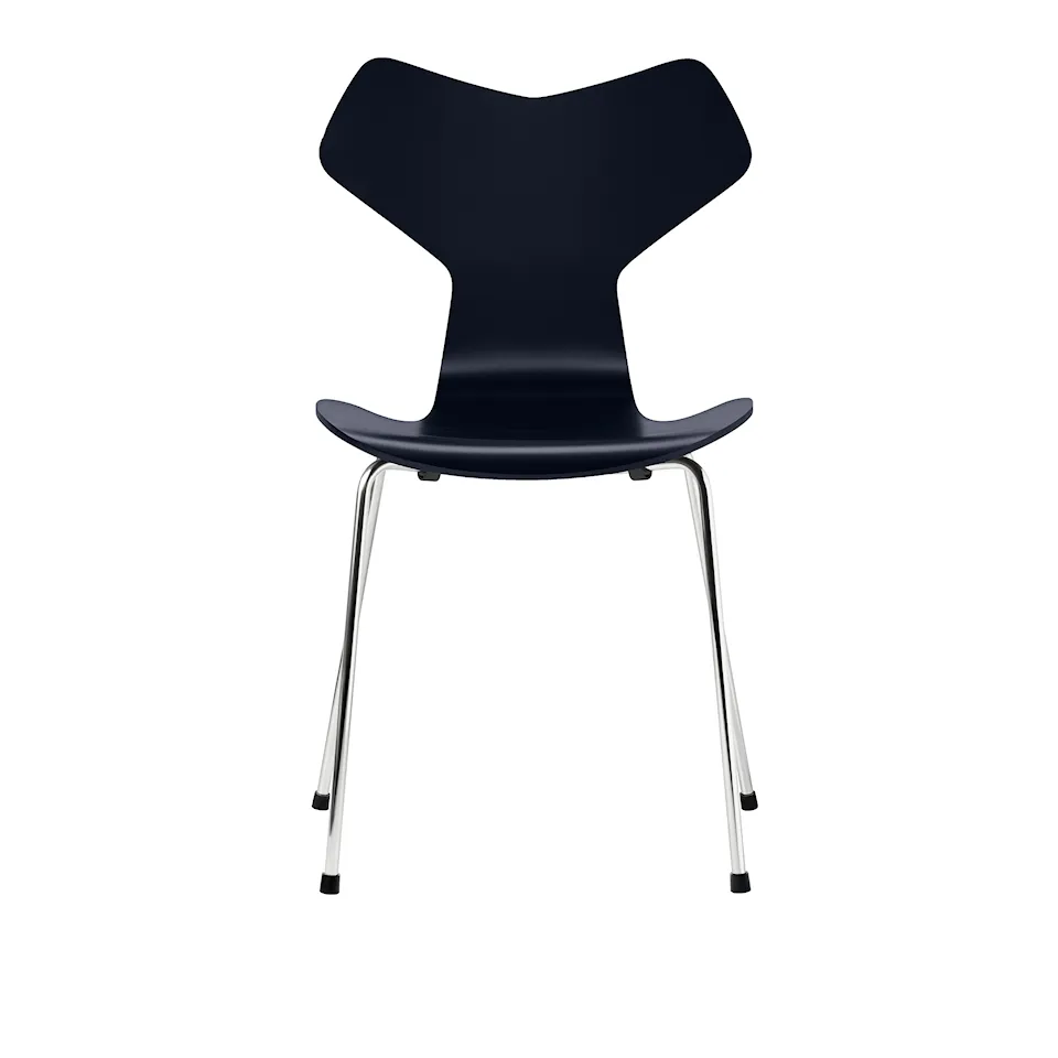 3130 Grand Prix stol Bøkfiner Chrome