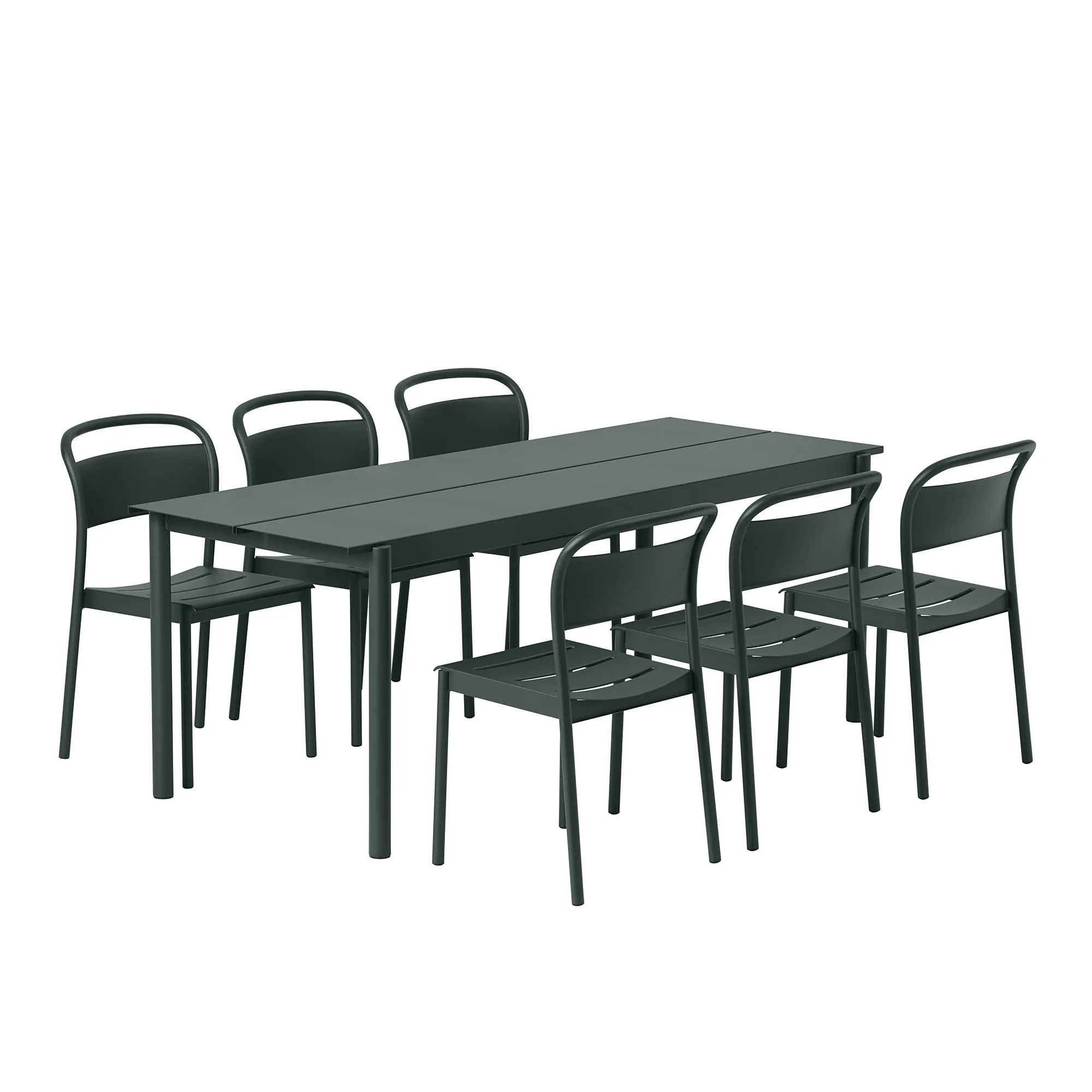 Linear Steel Side Chair