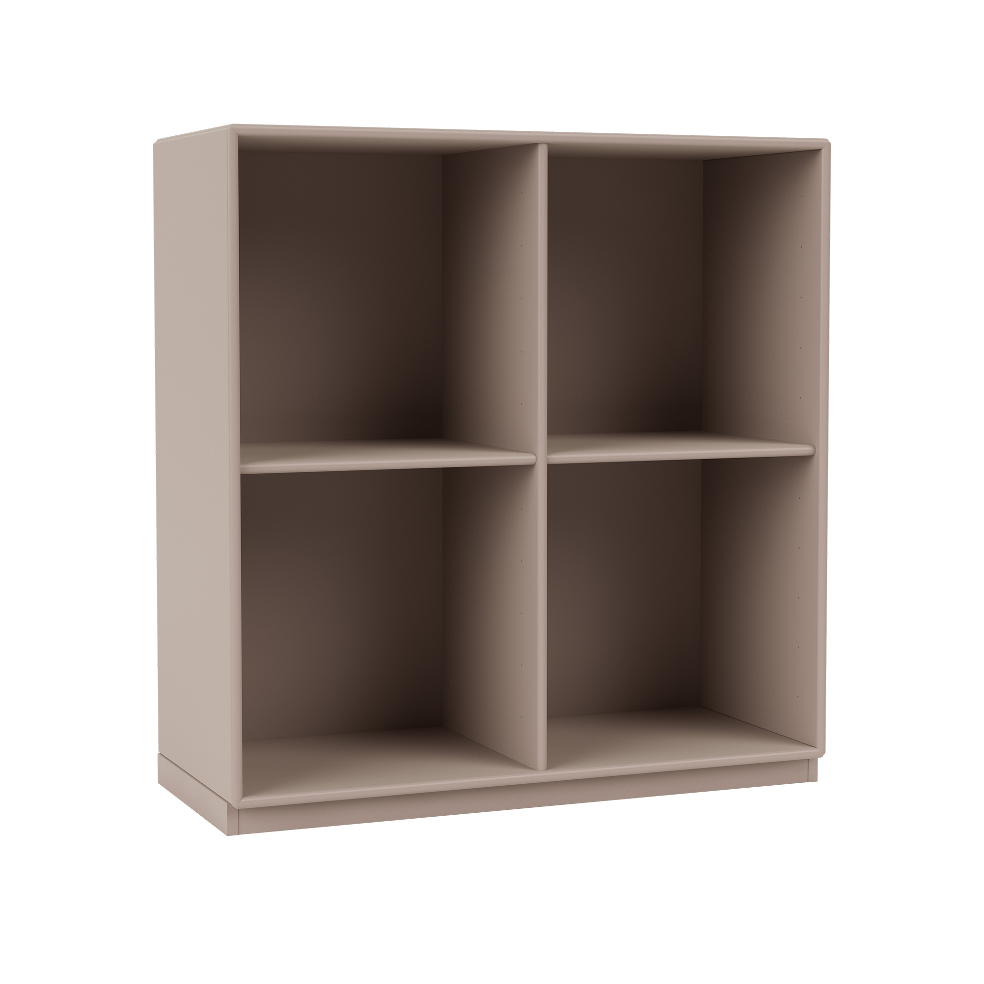 montana - show bookcase, plinth h3 cm - mushroom - hyllor & hyllsystem - peter j. lassen - beige - mdf